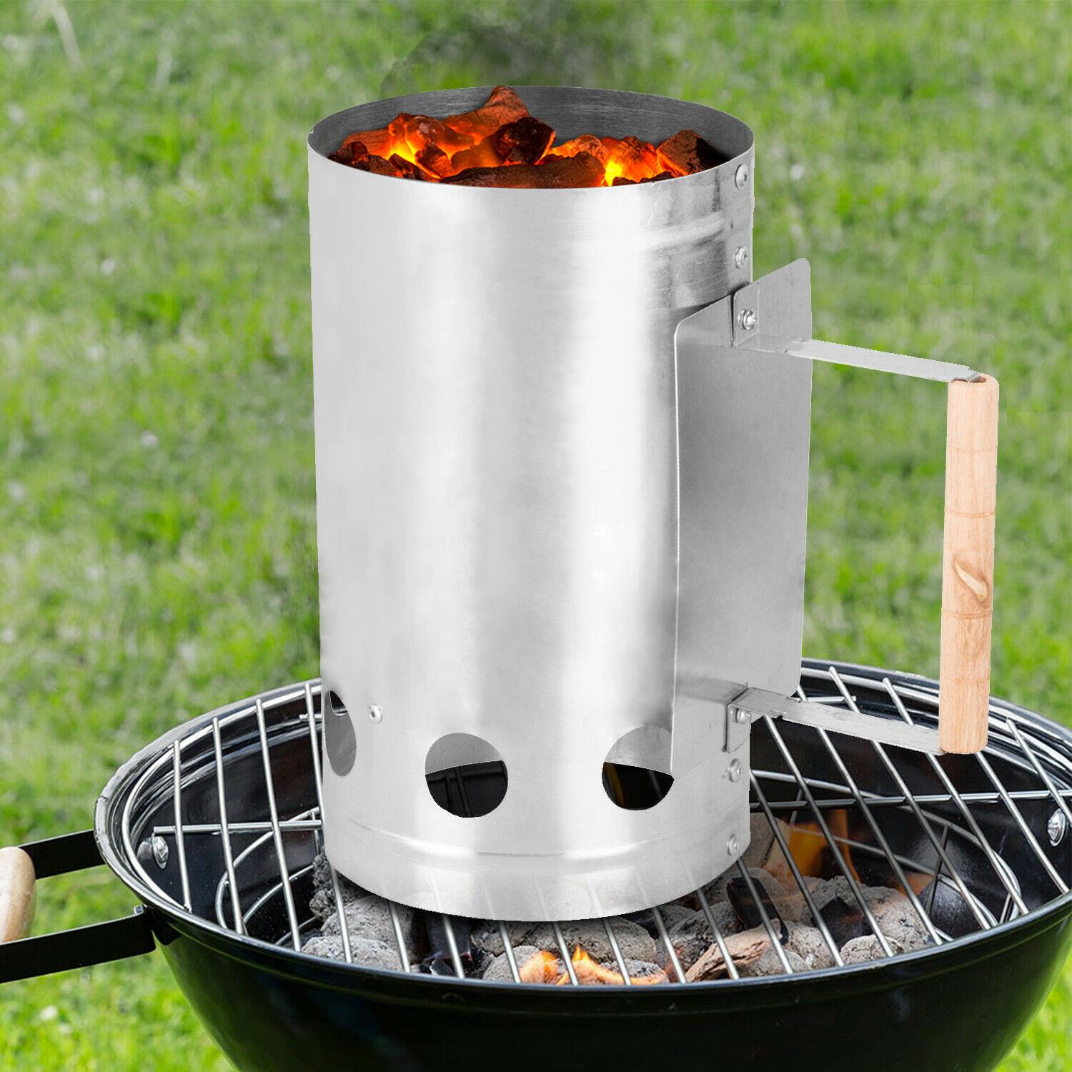 BBQ Charcoal Metal Chimney Starter by Geezy - The Magic Toy Shop