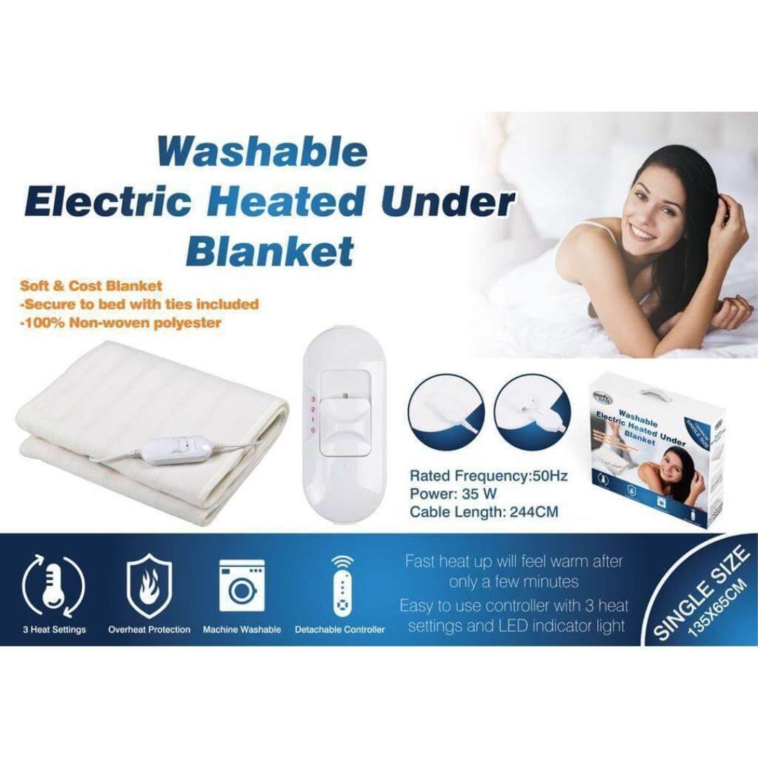 Electric Heated Blanket with 3 Heat Setting Controller by GEEZY - The Magic Toy Shop