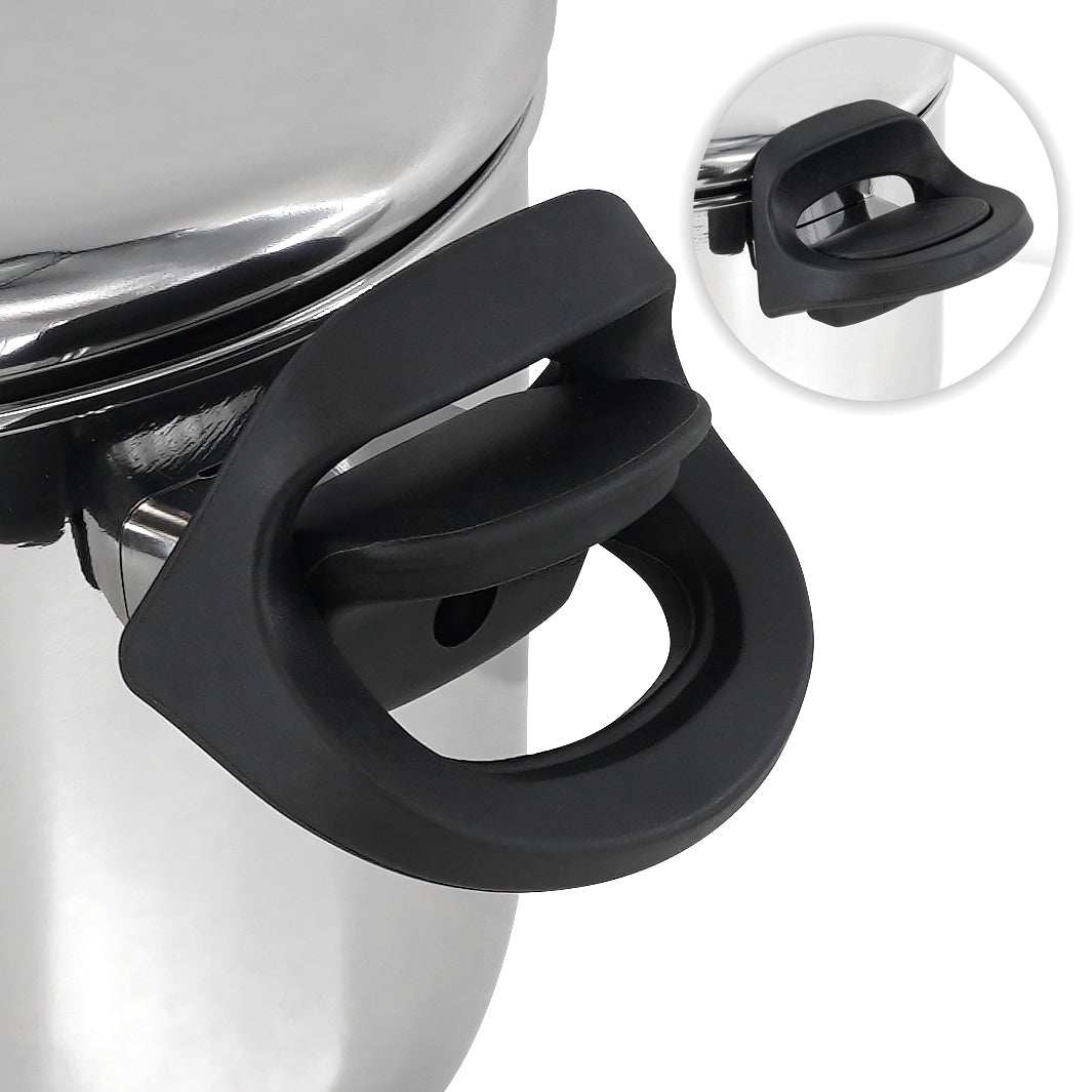 Stainless Steel Pasta Pot With Locking Strainer Lid by GEEZY - The Magic Toy Shop