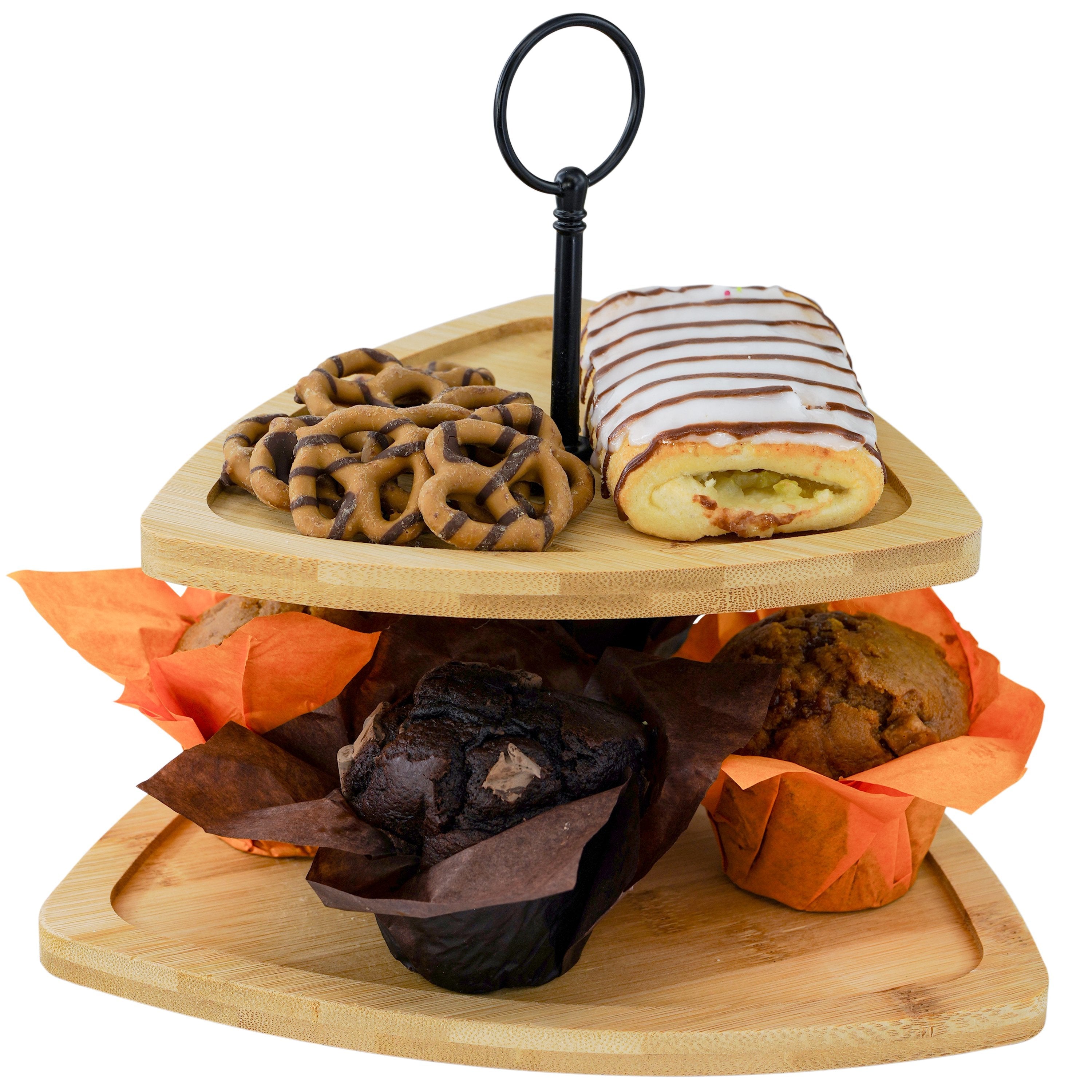 2 Tier Wooden Serving Stand by Geezy - The Magic Toy Shop