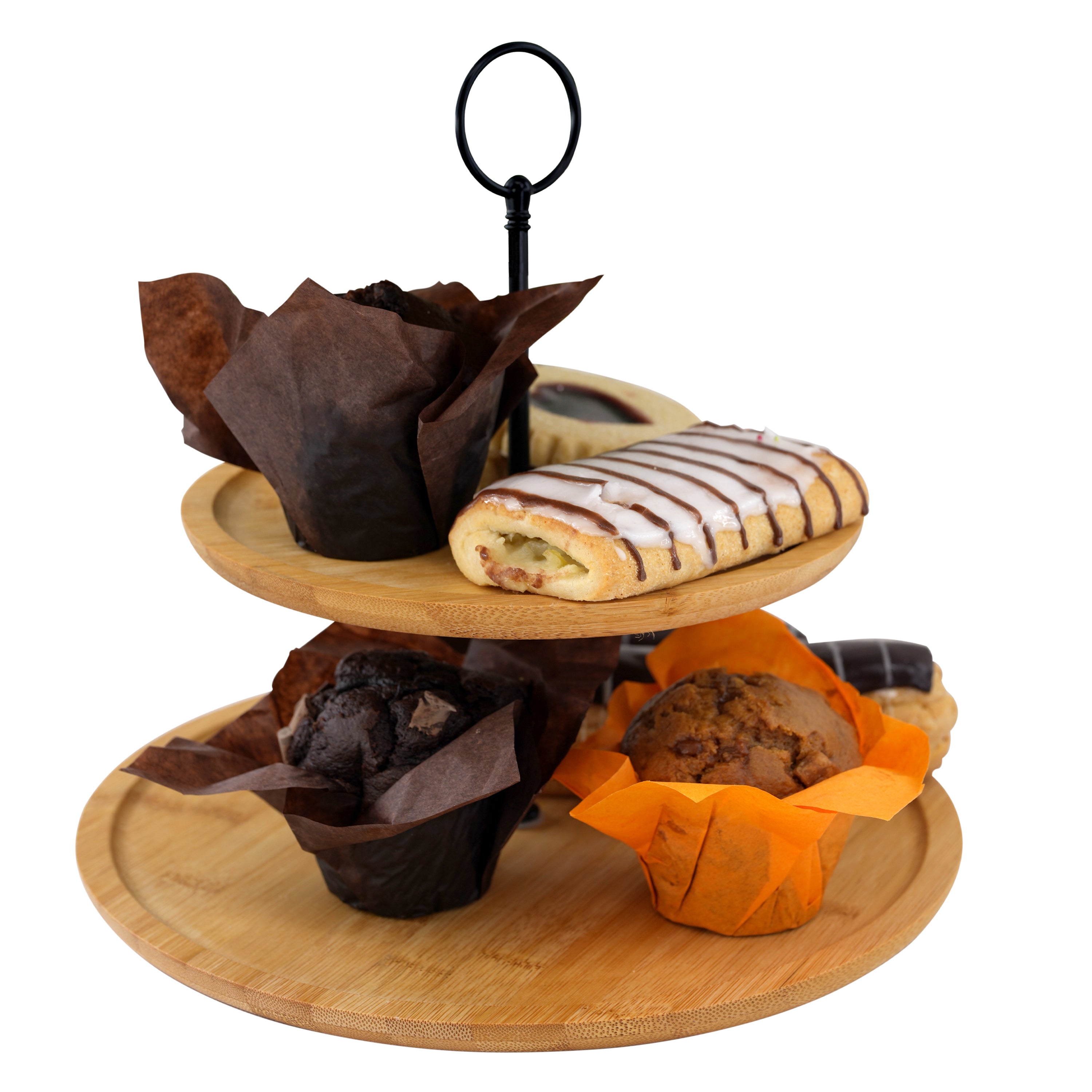 2 Tier Wooden Serving Stand by Geezy - The Magic Toy Shop