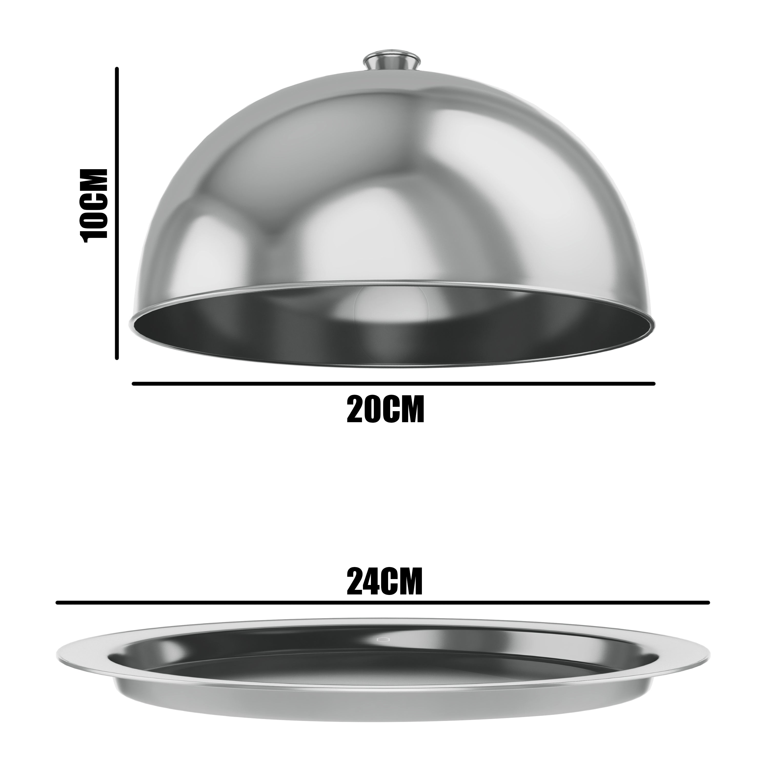 Food Cover Cloche Plate Platter by MTS - The Magic Toy Shop