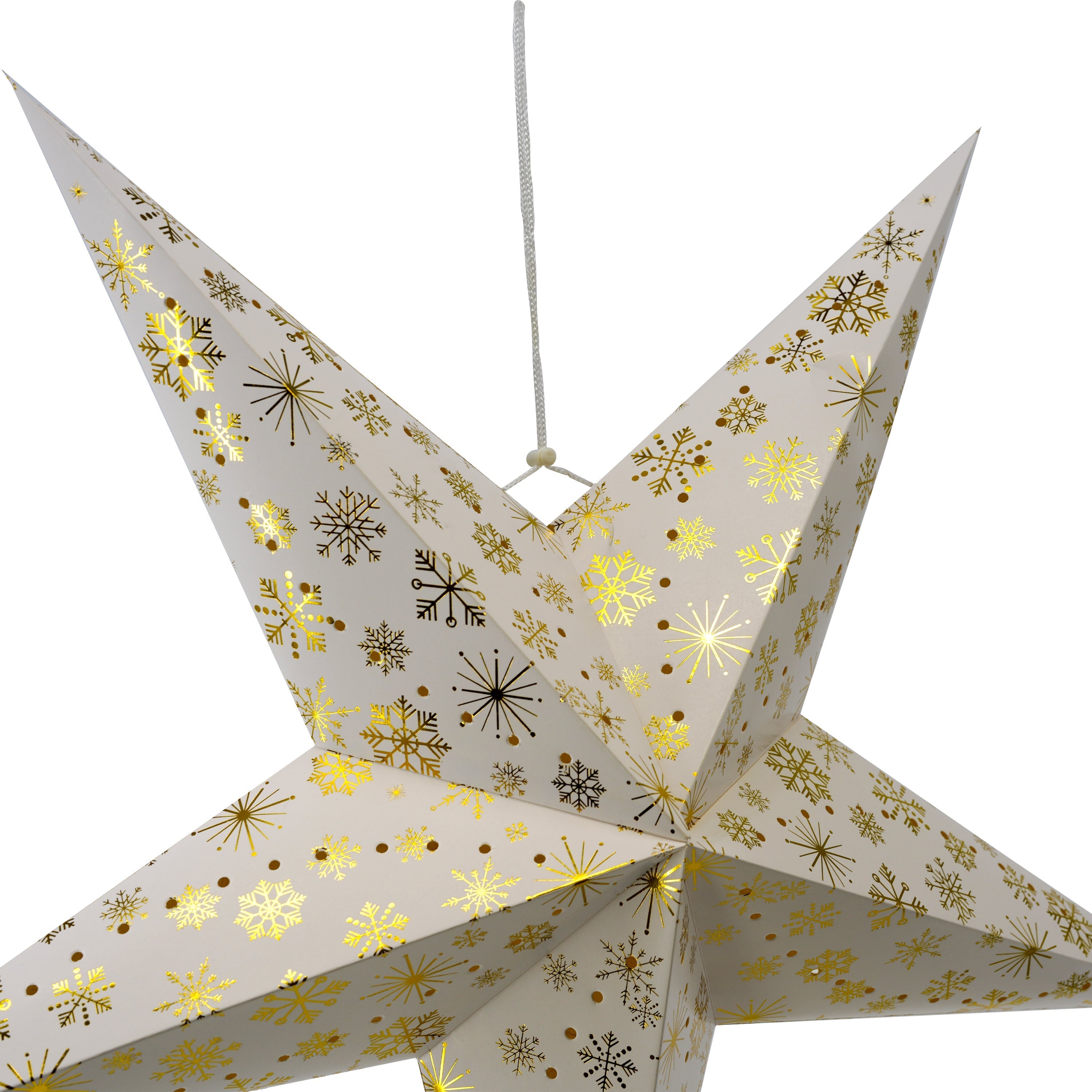 75 cm LED Hanging Paper Star Lantern by Geezy - The Magic Toy Shop