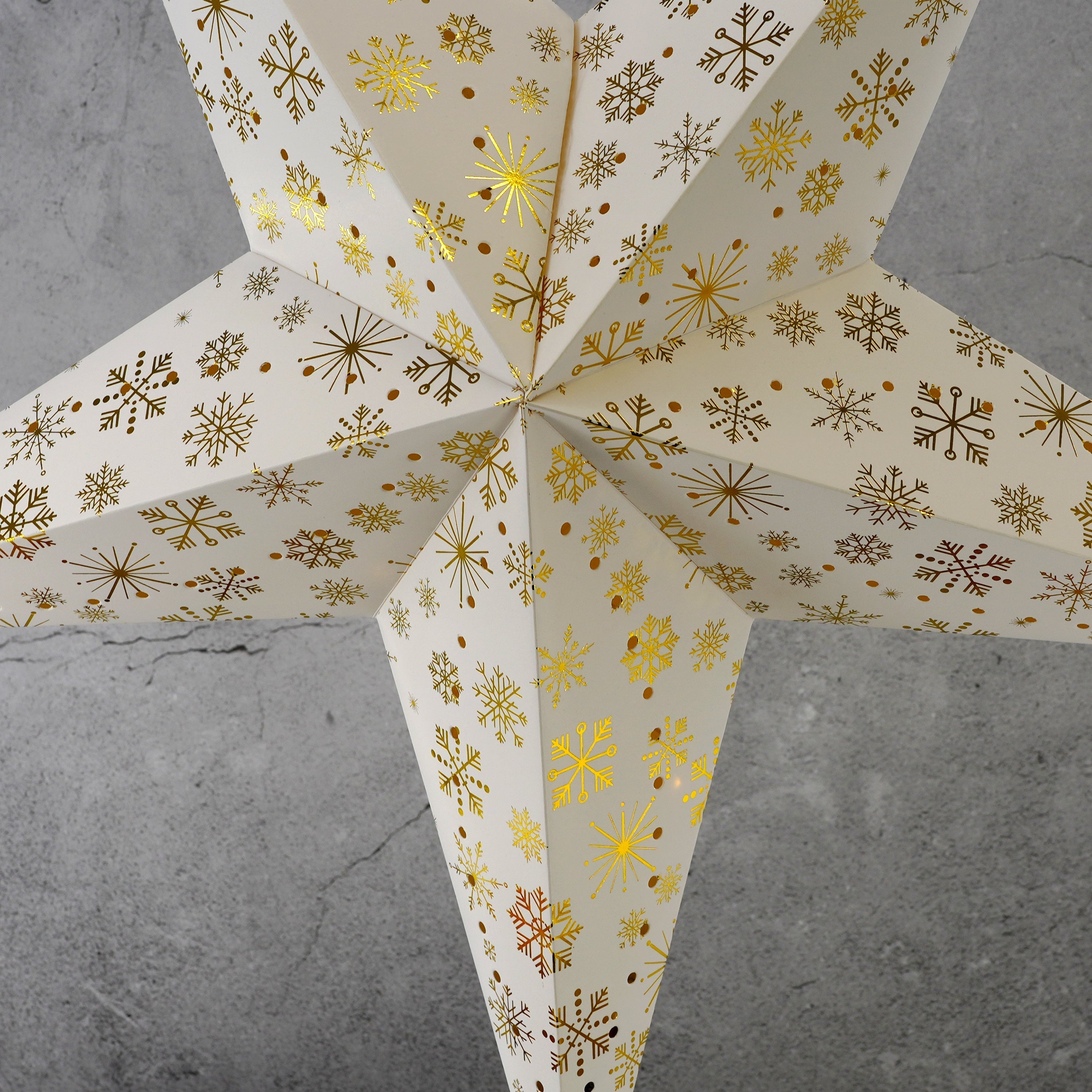 75 cm LED Hanging Paper Star Lantern by Geezy - The Magic Toy Shop