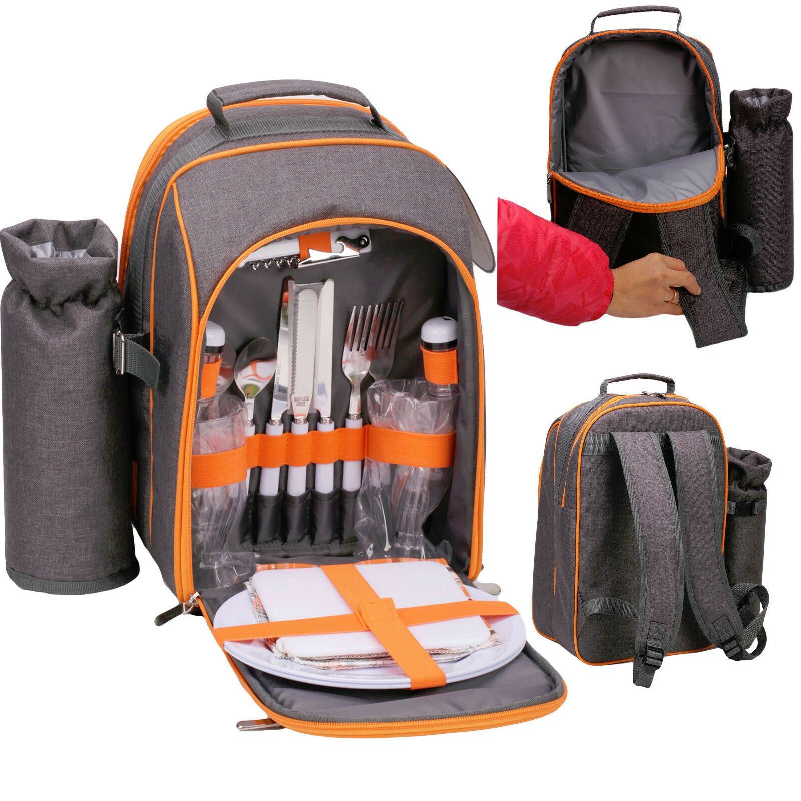 2 Person Picnic Cooler Bag With Accessories, EAN: 0706502829759 by GEEZY - The Magic Toy Shop