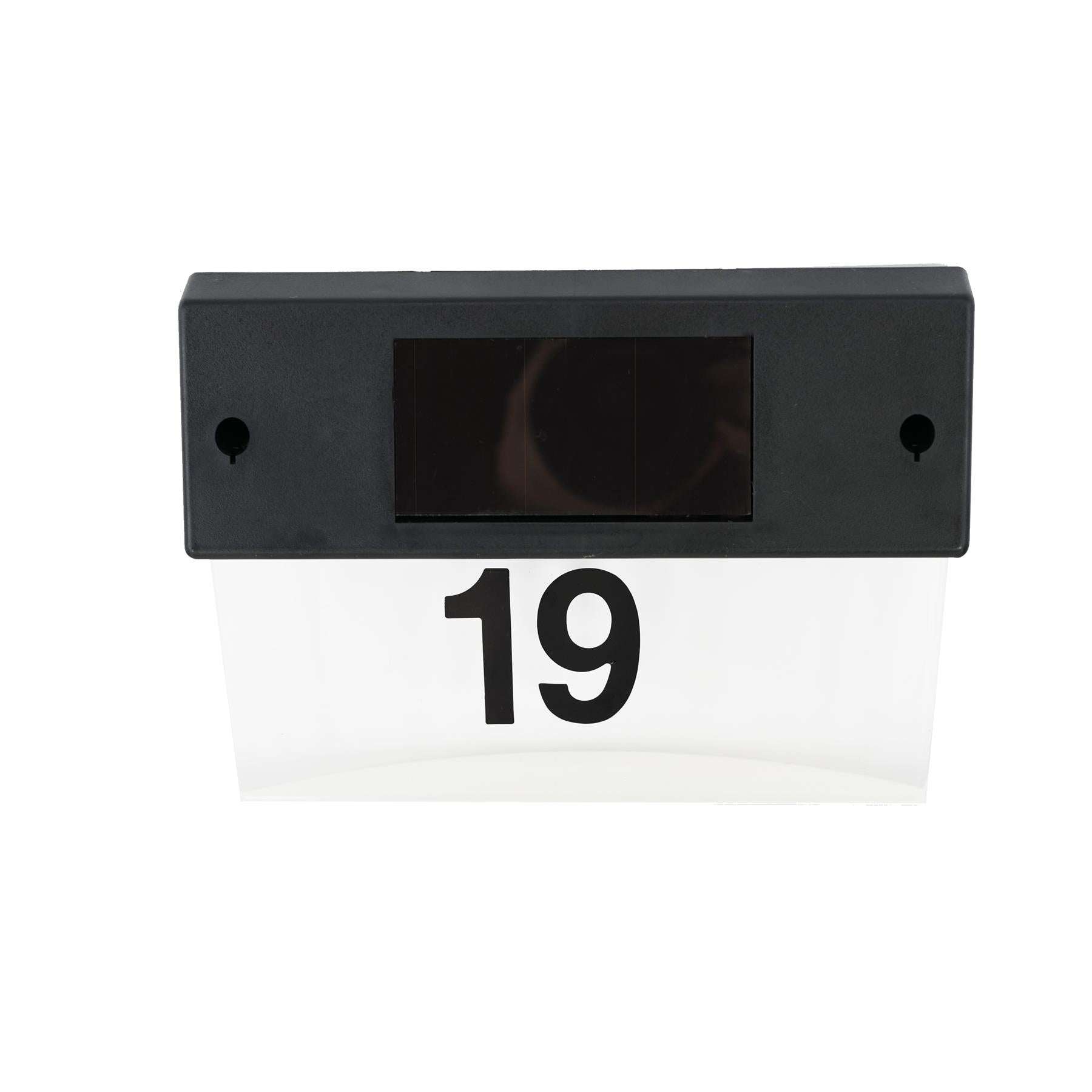 Solar LED House Number Plate Door Sign by Geezy - The Magic Toy Shop