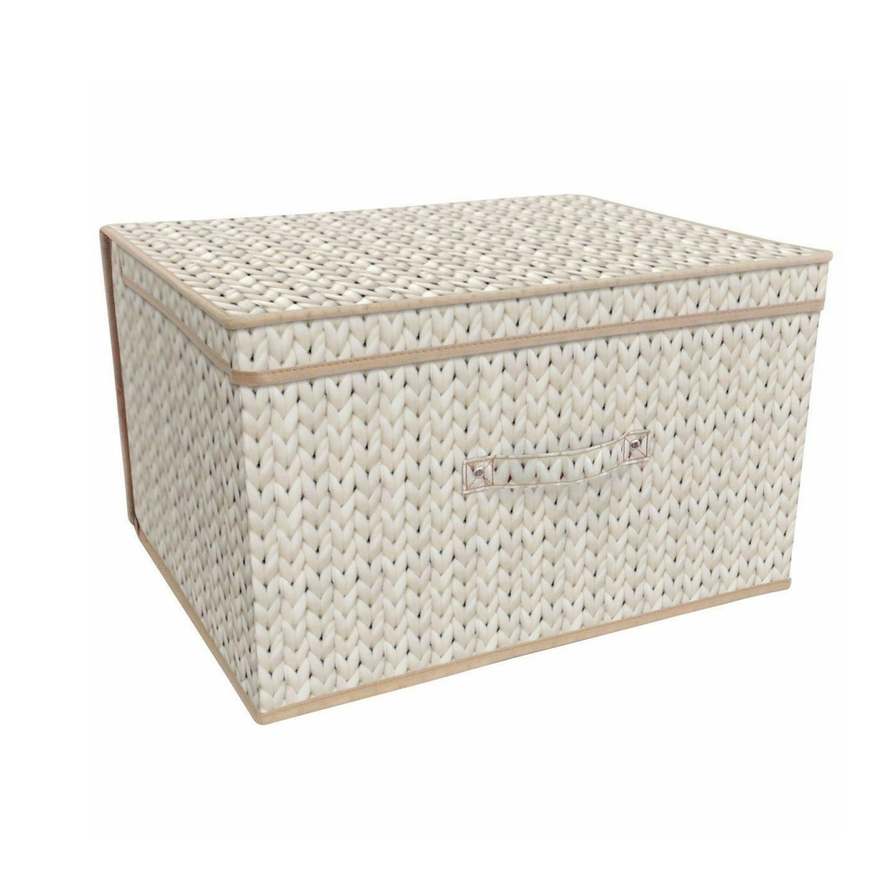 Knit Natural Large Storage Box by The Magic Toy Shop - The Magic Toy Shop