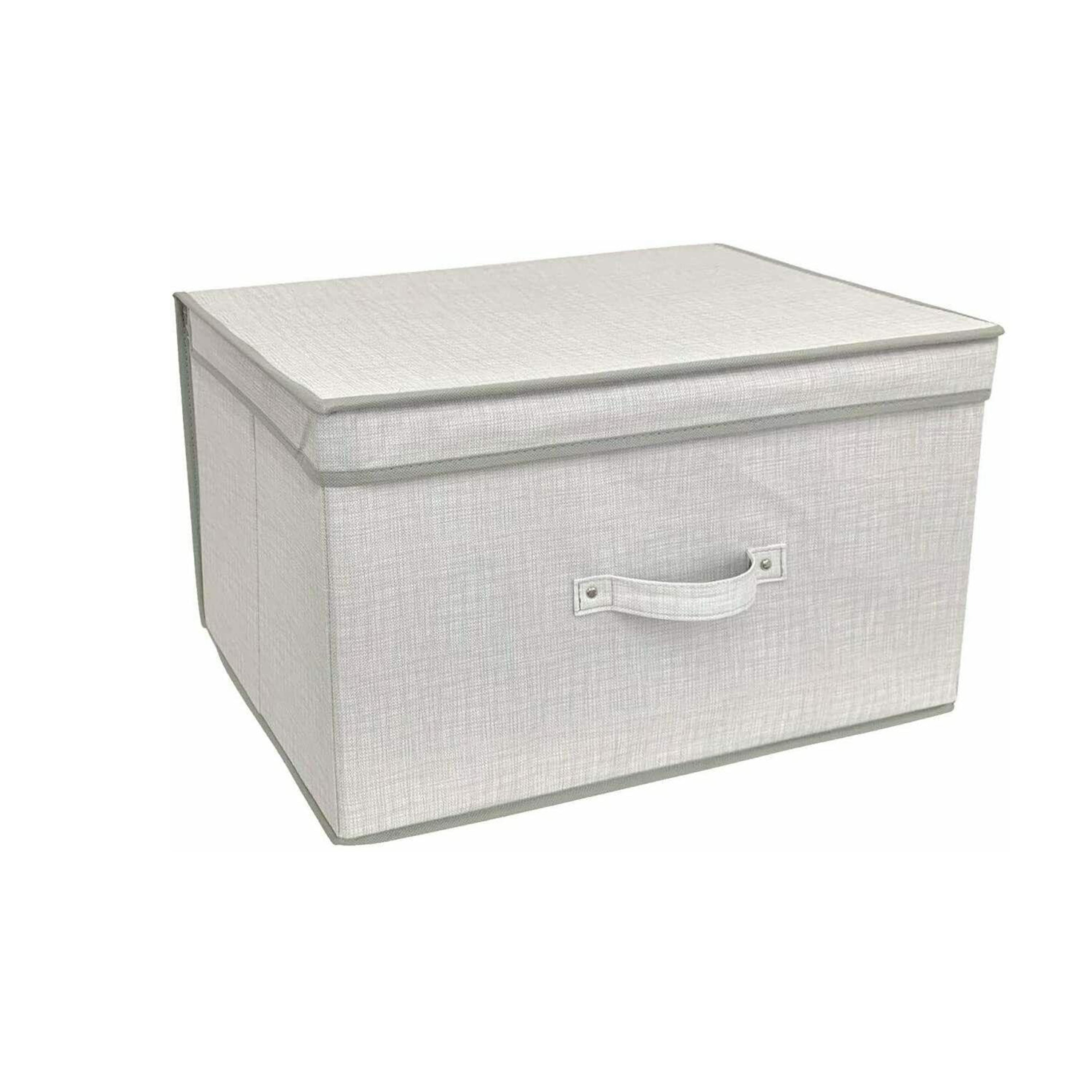 Linen Natural Large Storage Box by The Magic Toy Shop - The Magic Toy Shop