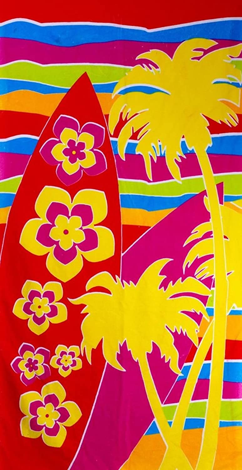 Microfiber Palm Trees Design Beach Towel by Geezy - The Magic Toy Shop