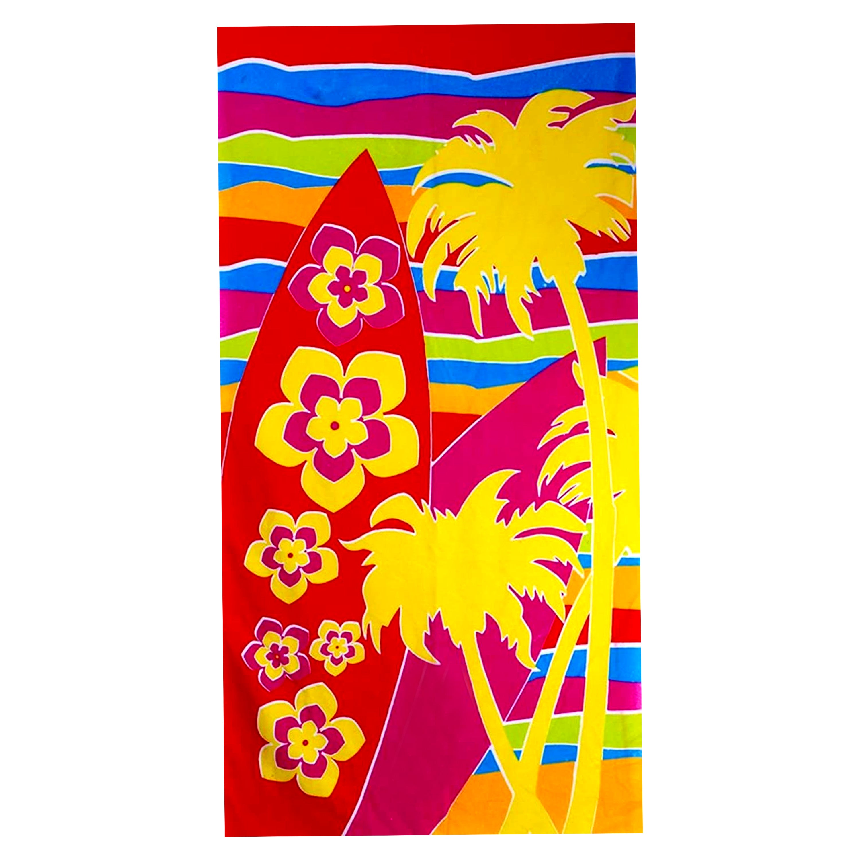 Microfiber Palm Trees Design Beach Towel by Geezy - The Magic Toy Shop