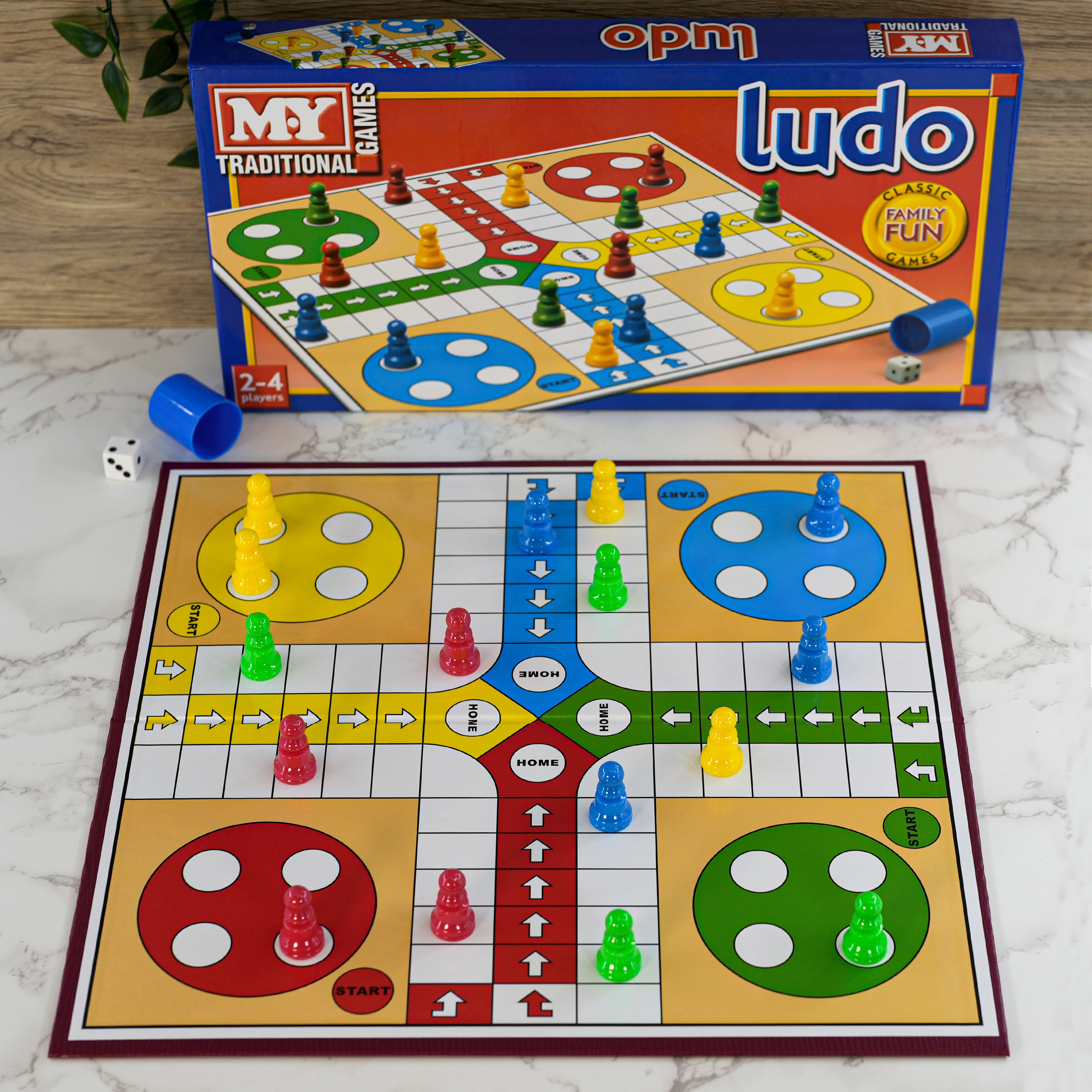 Classic Ludo Board Game by M.Y - The Magic Toy Shop