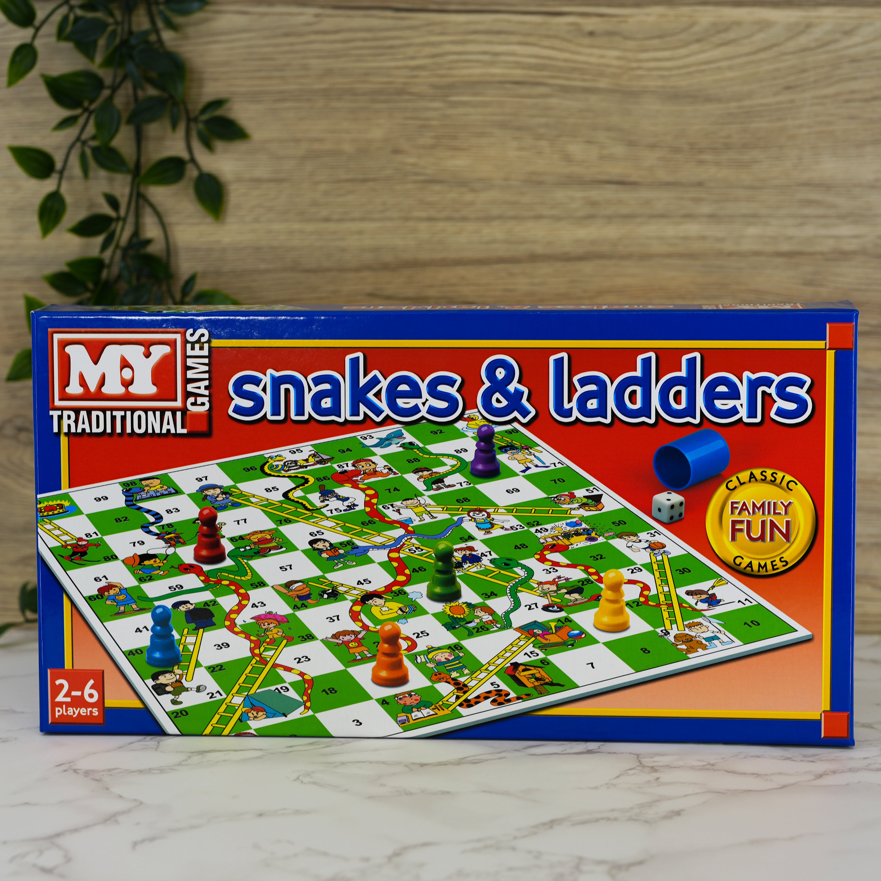 Snakes and Ladders Traditional Board Game by The Magic Toy Shop - The Magic Toy Shop