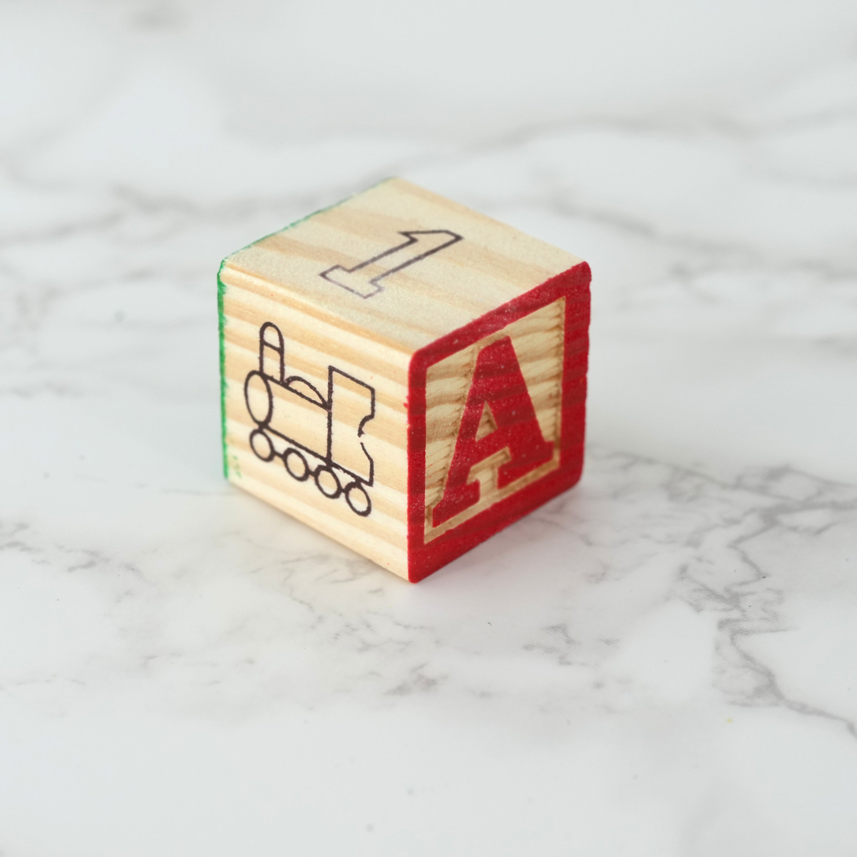 Wooden Block Set ABC 123 Number Block Set by MTS - The Magic Toy Shop