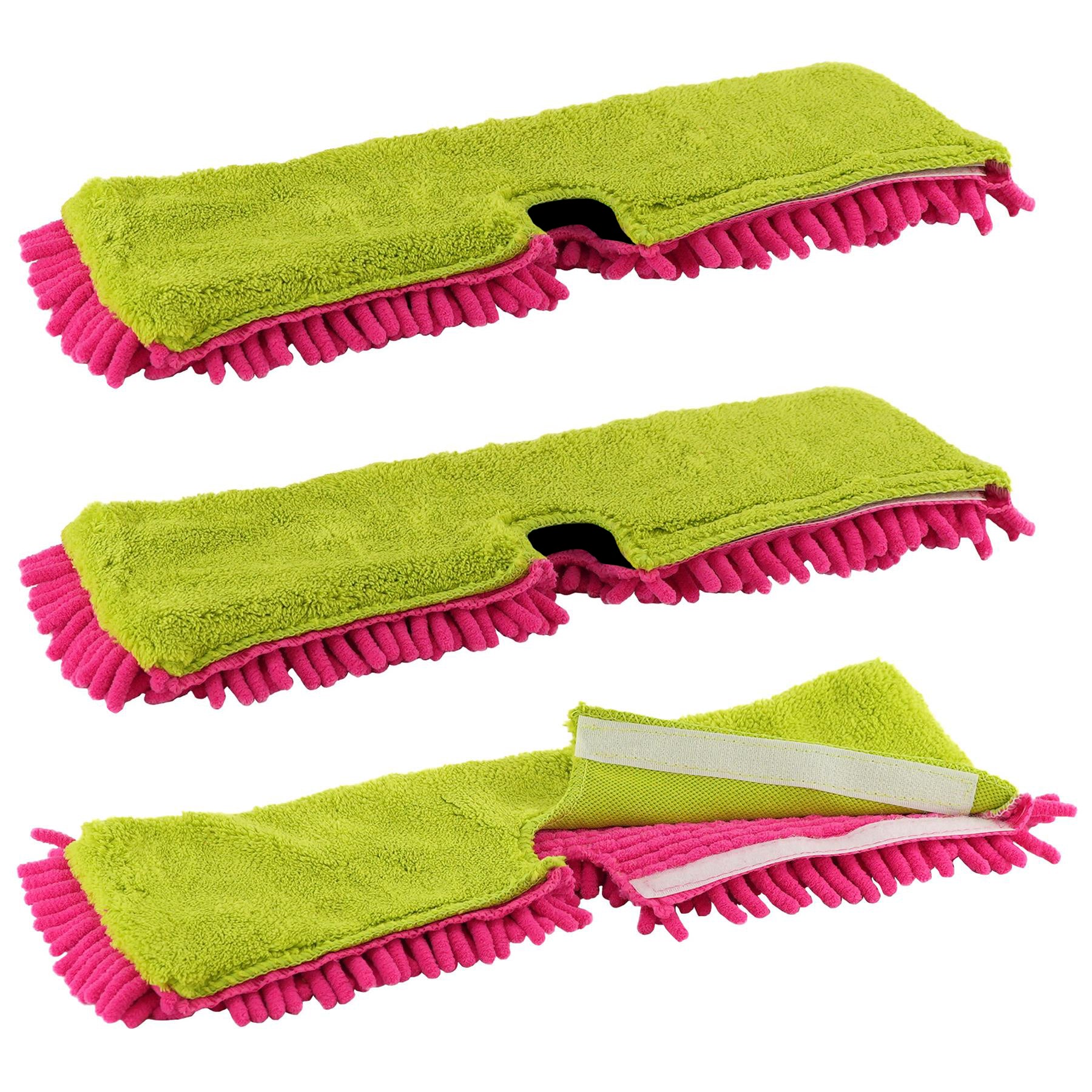 Set of 3 Double Sided Microfibre Mop Head by Geezy - The Magic Toy Shop