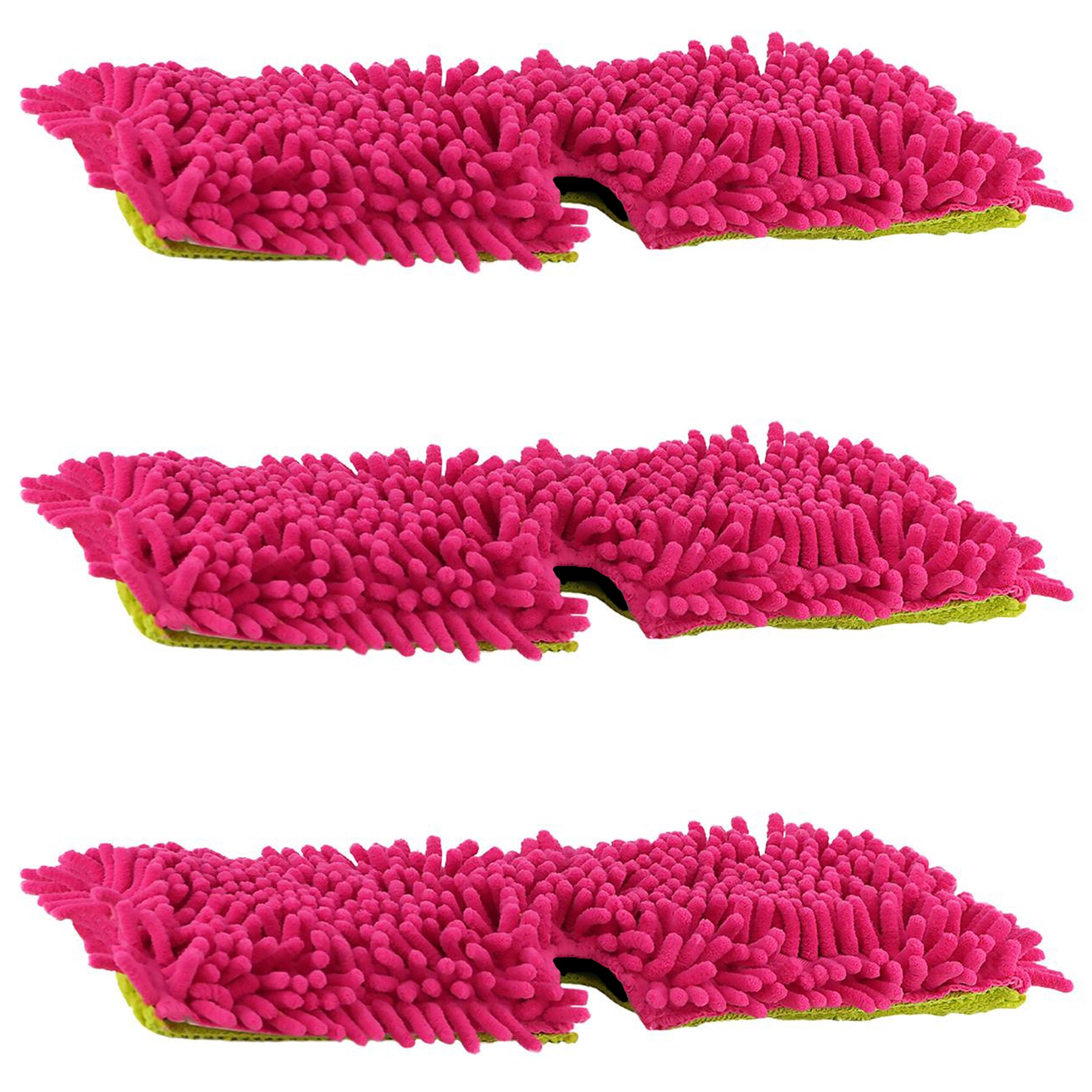 Set of 3 Double Sided Microfibre Mop Head by Geezy - The Magic Toy Shop