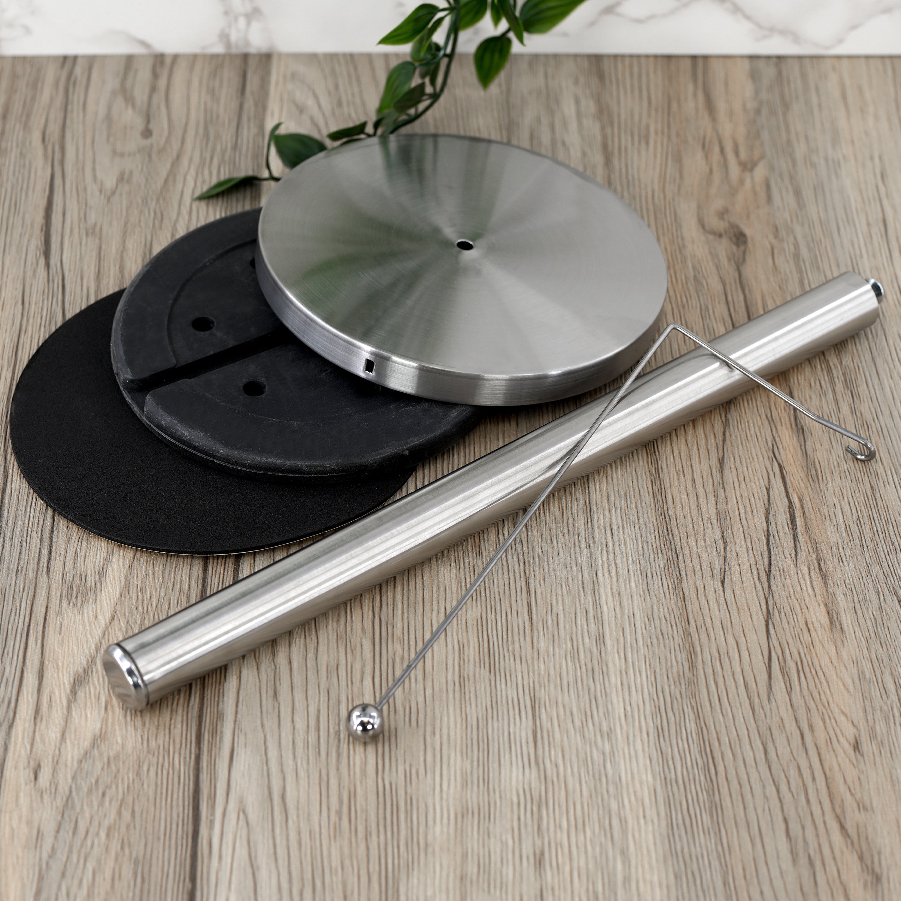 Stainless Steel Kitchen Roll Holder by Geezy - The Magic Toy Shop