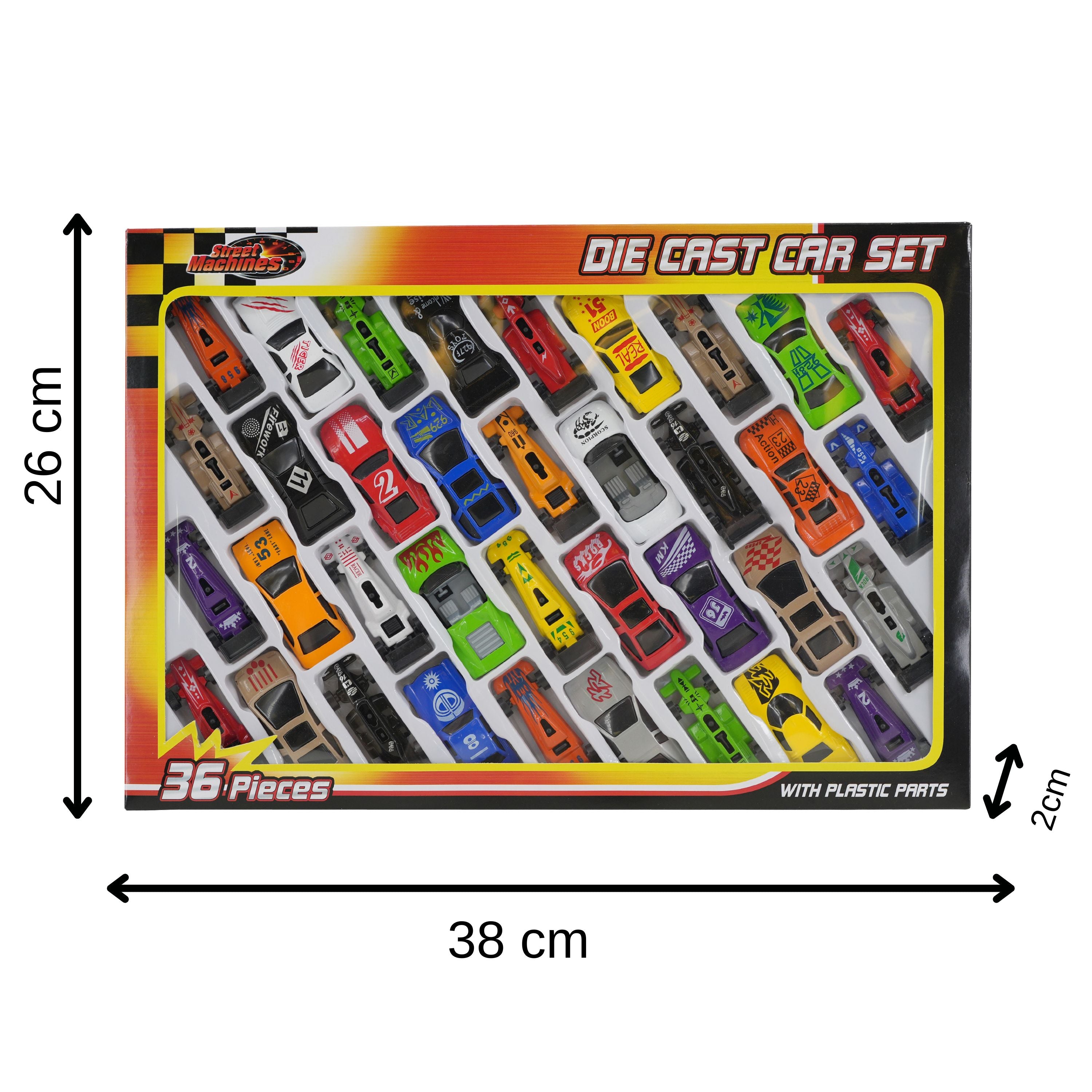 36 Pieces Die Cast Car Set by The Magic Toy Shop - The Magic Toy Shop