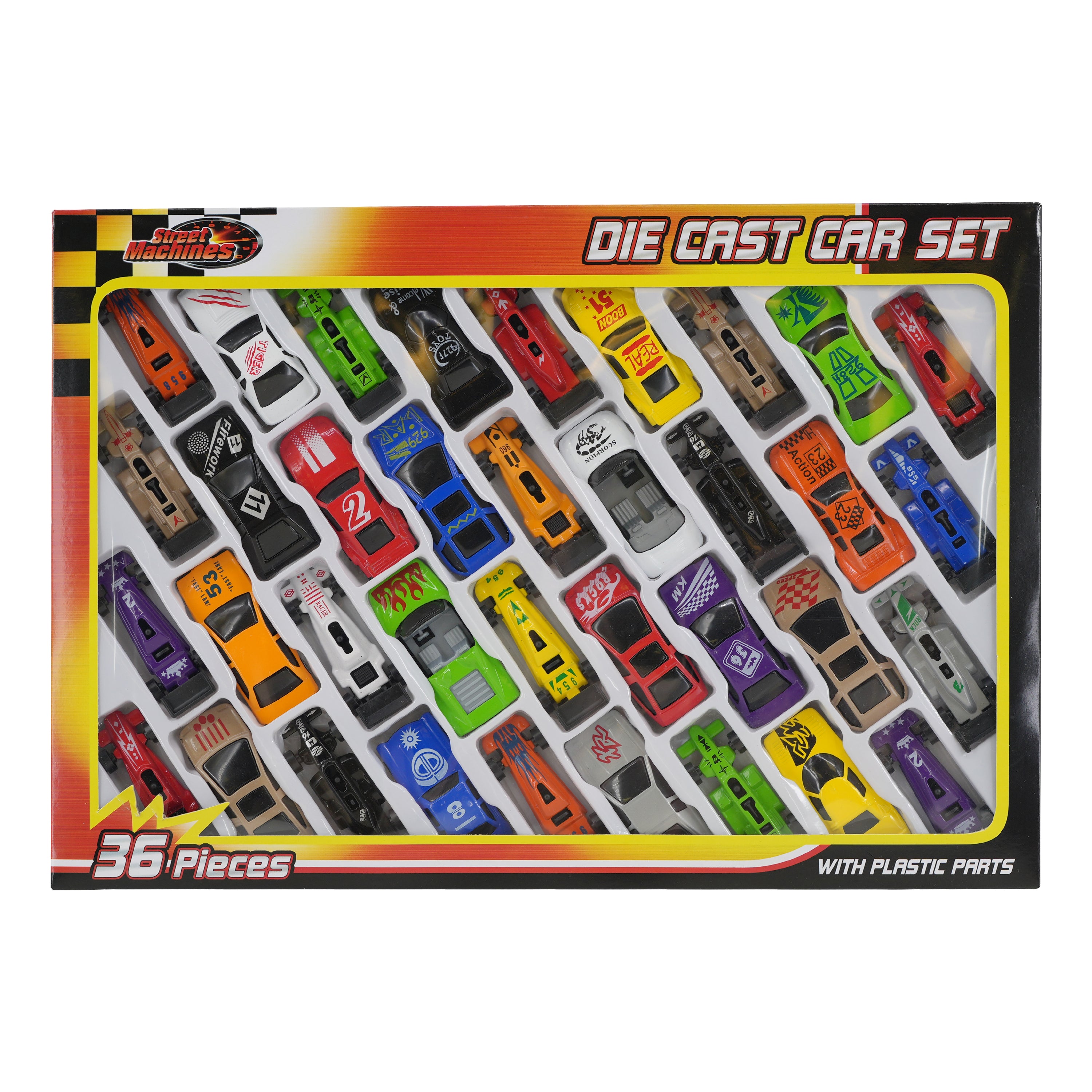 36 Pieces Die Cast Car Set by The Magic Toy Shop - The Magic Toy Shop