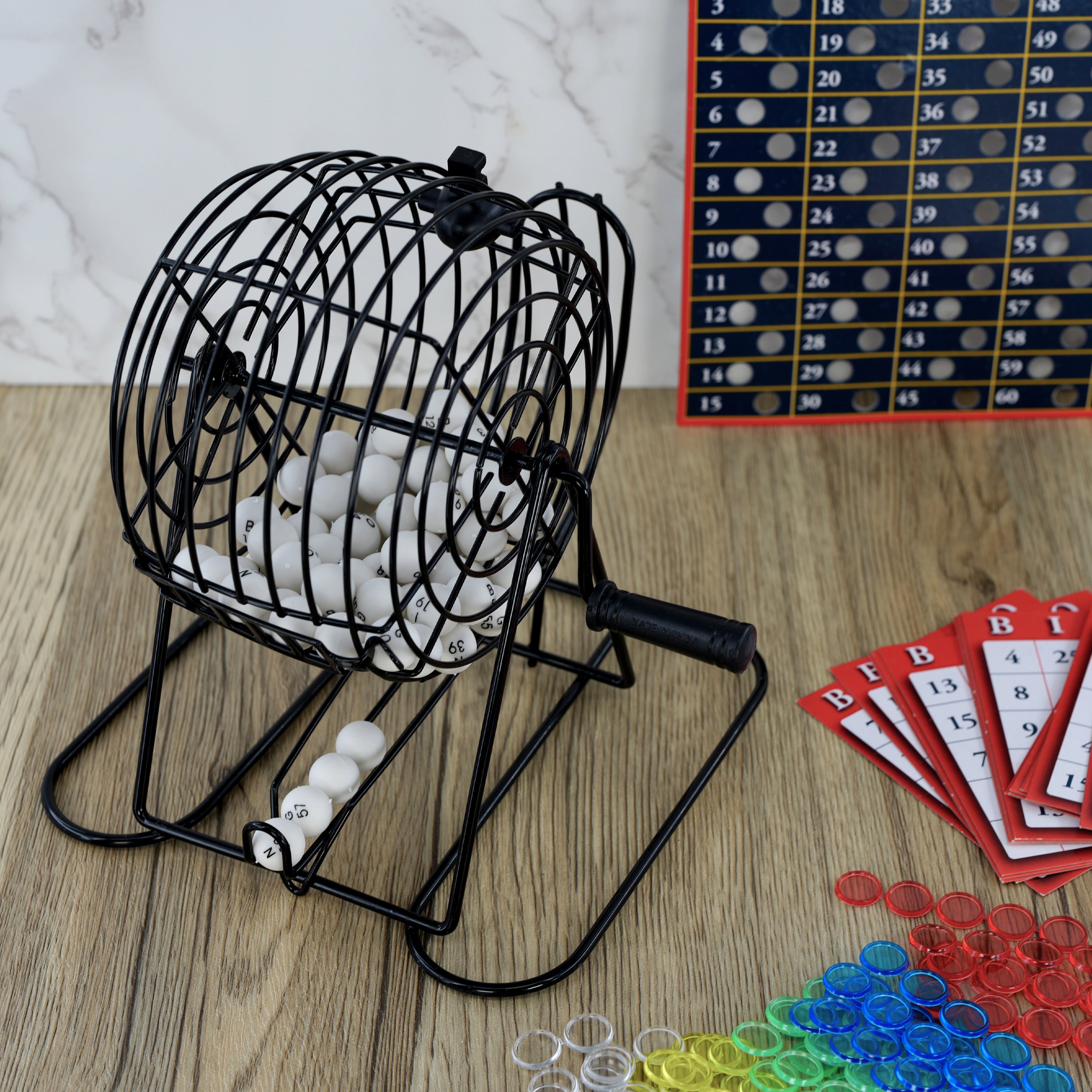 Bingo Lotto Set with Metal Cage by The Magic Toy Shop - The Magic Toy Shop