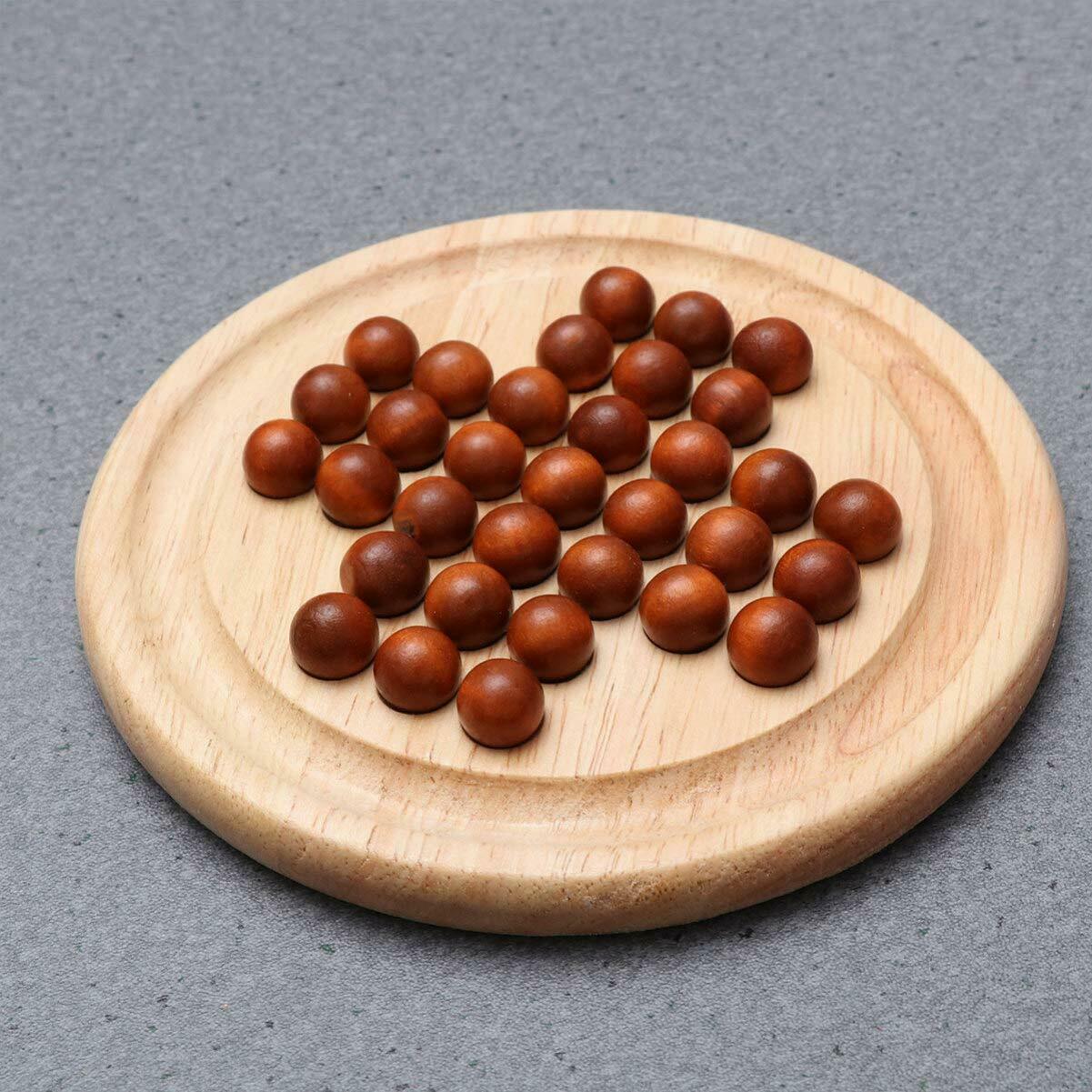 Peg with Wooden Marbles Board Game by The Magic Toy Shop - The Magic Toy Shop