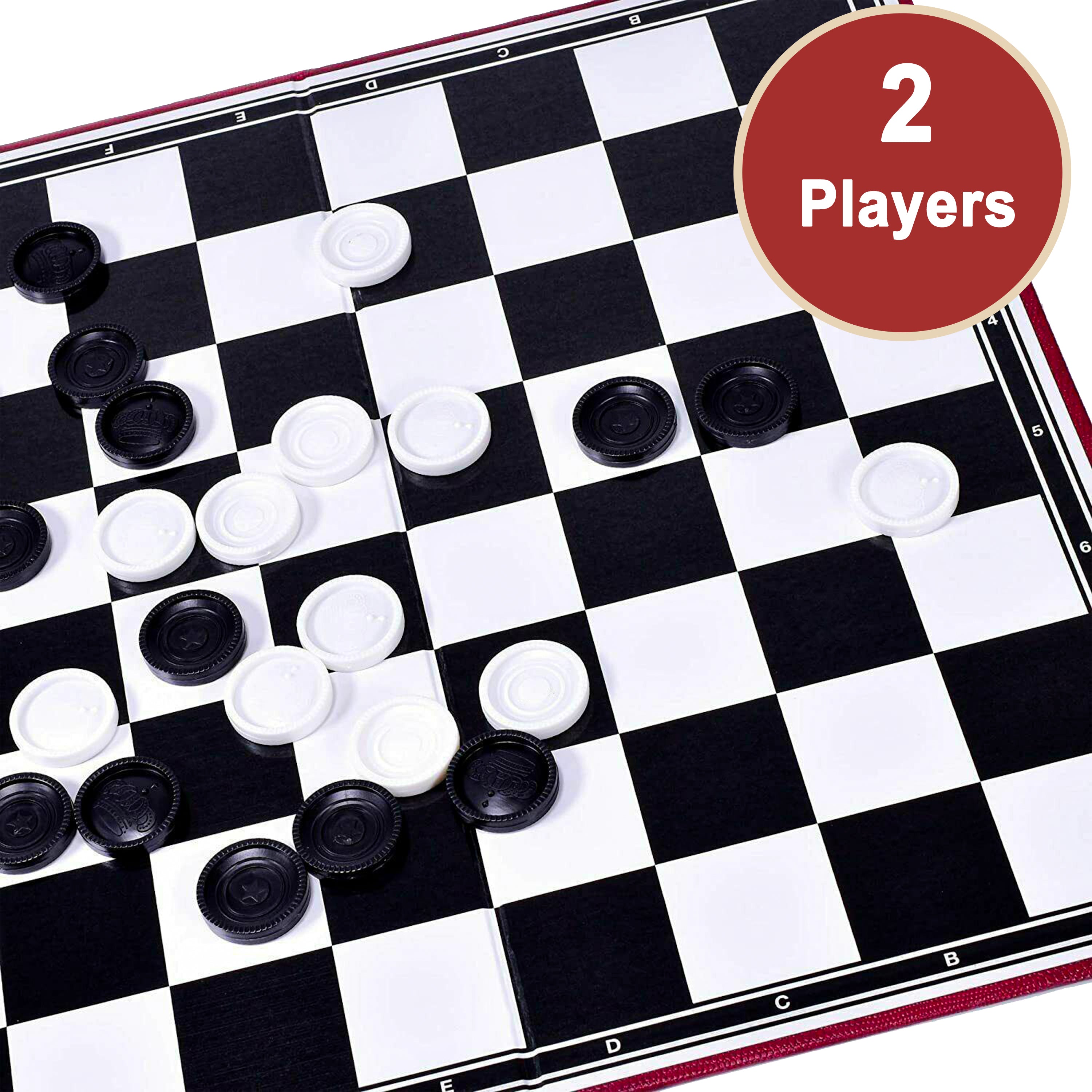 Traditional Folding Draughts Game by The Magic Toy Shop - The Magic Toy Shop