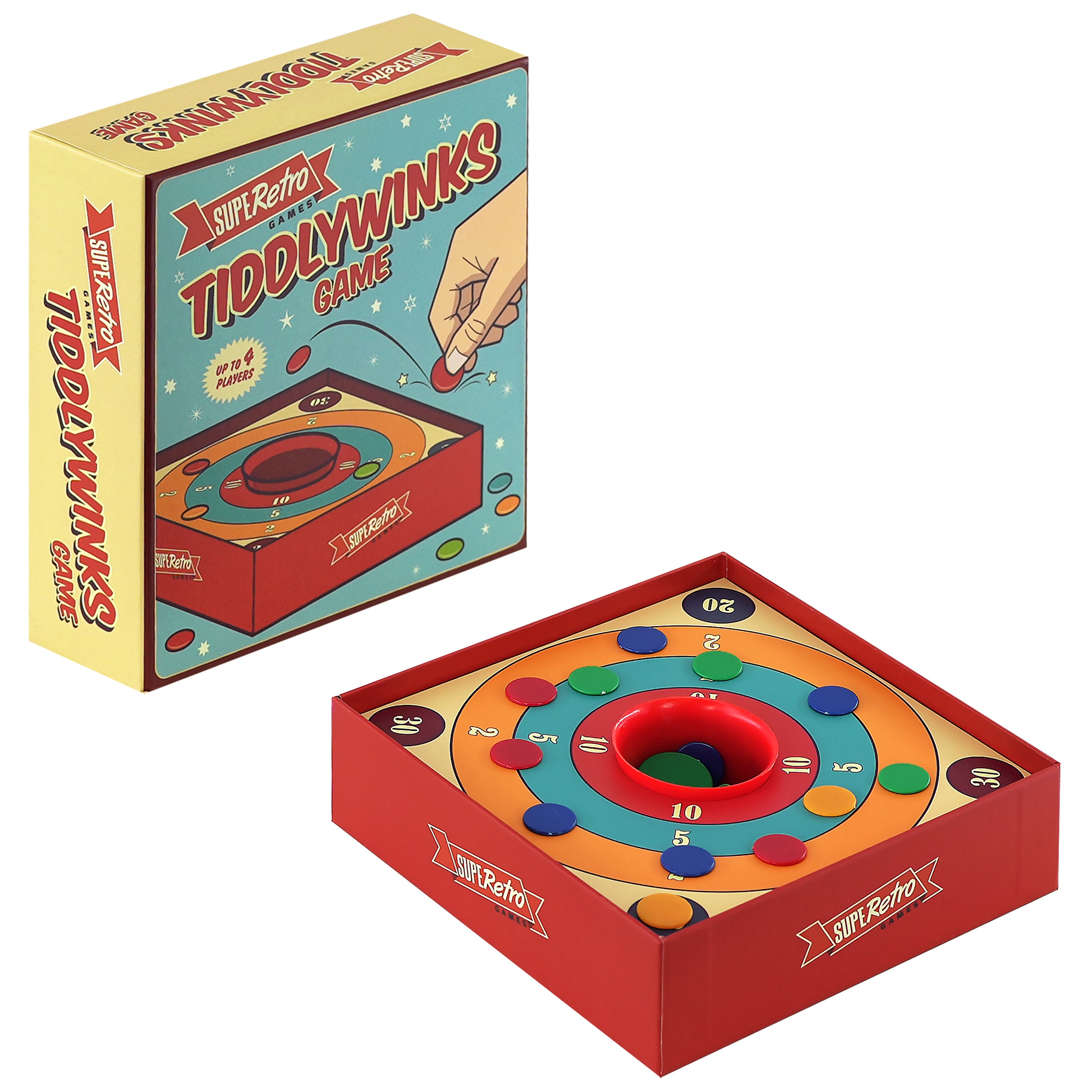 Traditional Tiddlywinks Game for 4 Players by The Magic Toy Shop - The Magic Toy Shop