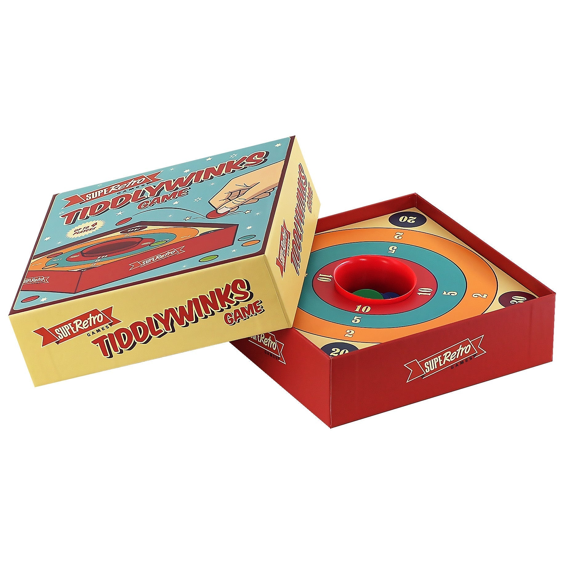 Traditional Tiddlywinks Game for 4 Players by The Magic Toy Shop - The Magic Toy Shop