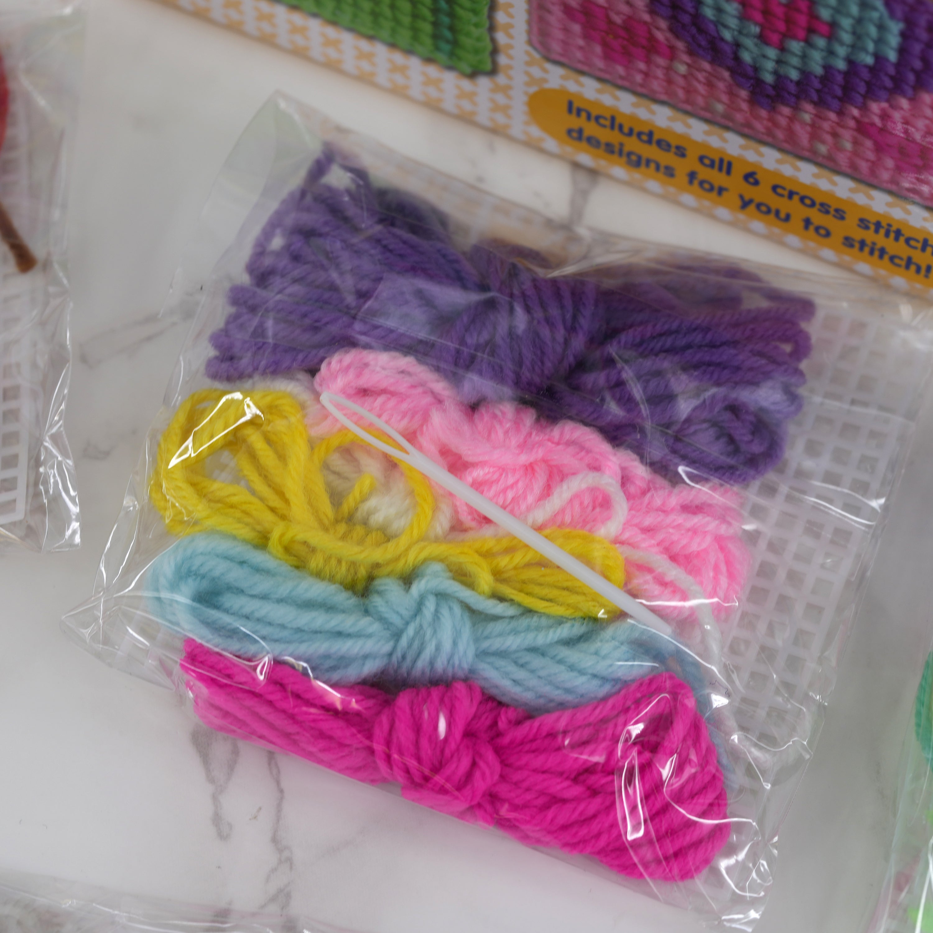 6 in 1 Traditional Cross Stitch Kit for Kids by The Magic Toy Shop - The Magic Toy Shop