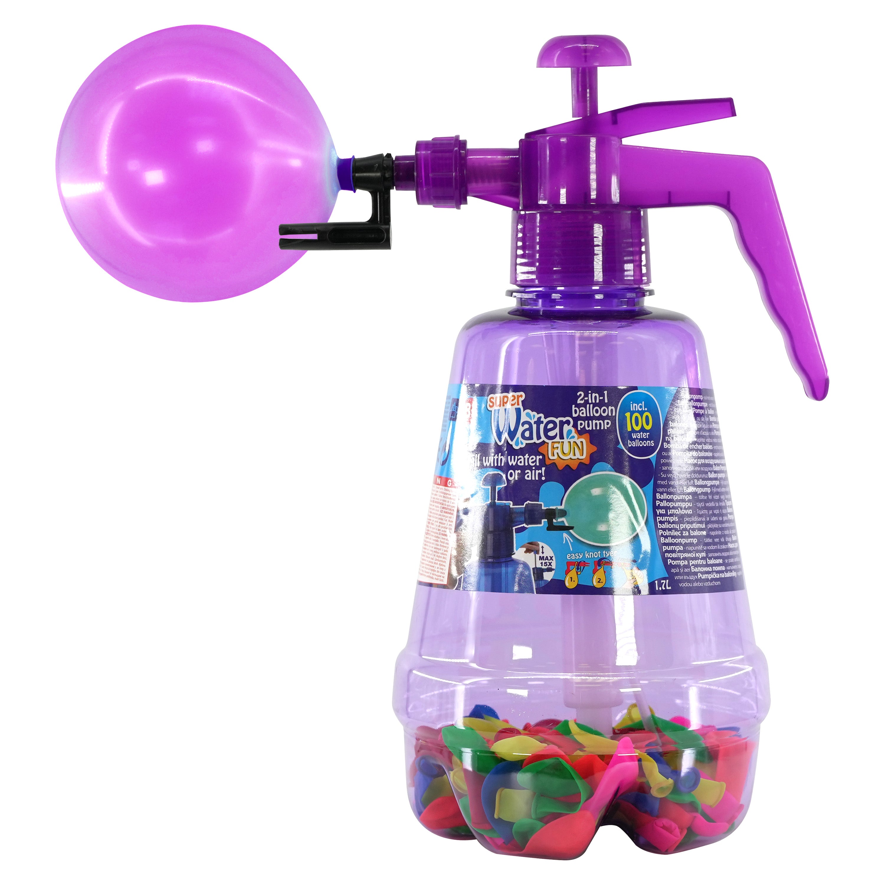 Air Water Bomb Set with 100 balloon by MTS - The Magic Toy Shop
