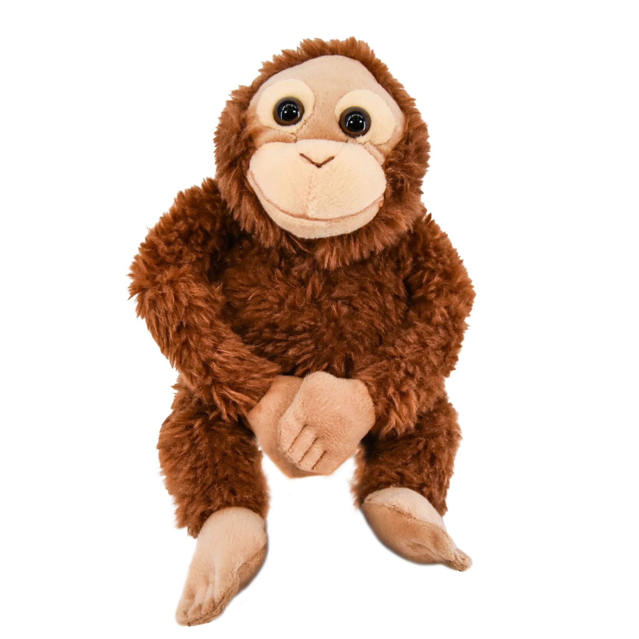 Small Brown Orangutan Monkey Cuddly Soft Toy by The Magic Toy Shop - The Magic Toy Shop