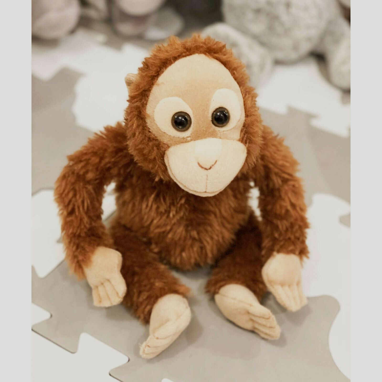 Small Brown Orangutan Monkey Cuddly Soft Toy by The Magic Toy Shop - The Magic Toy Shop