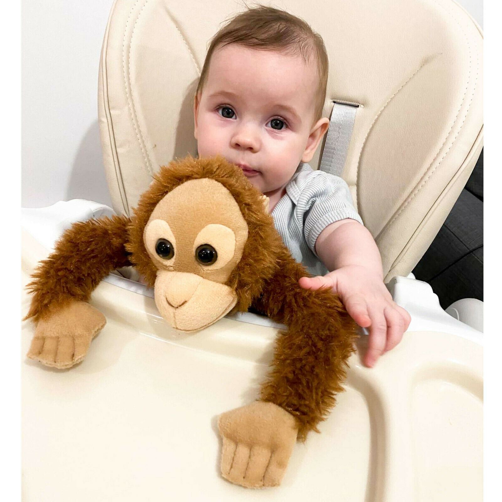 Small Brown Orangutan Monkey Cuddly Soft Toy by The Magic Toy Shop - The Magic Toy Shop