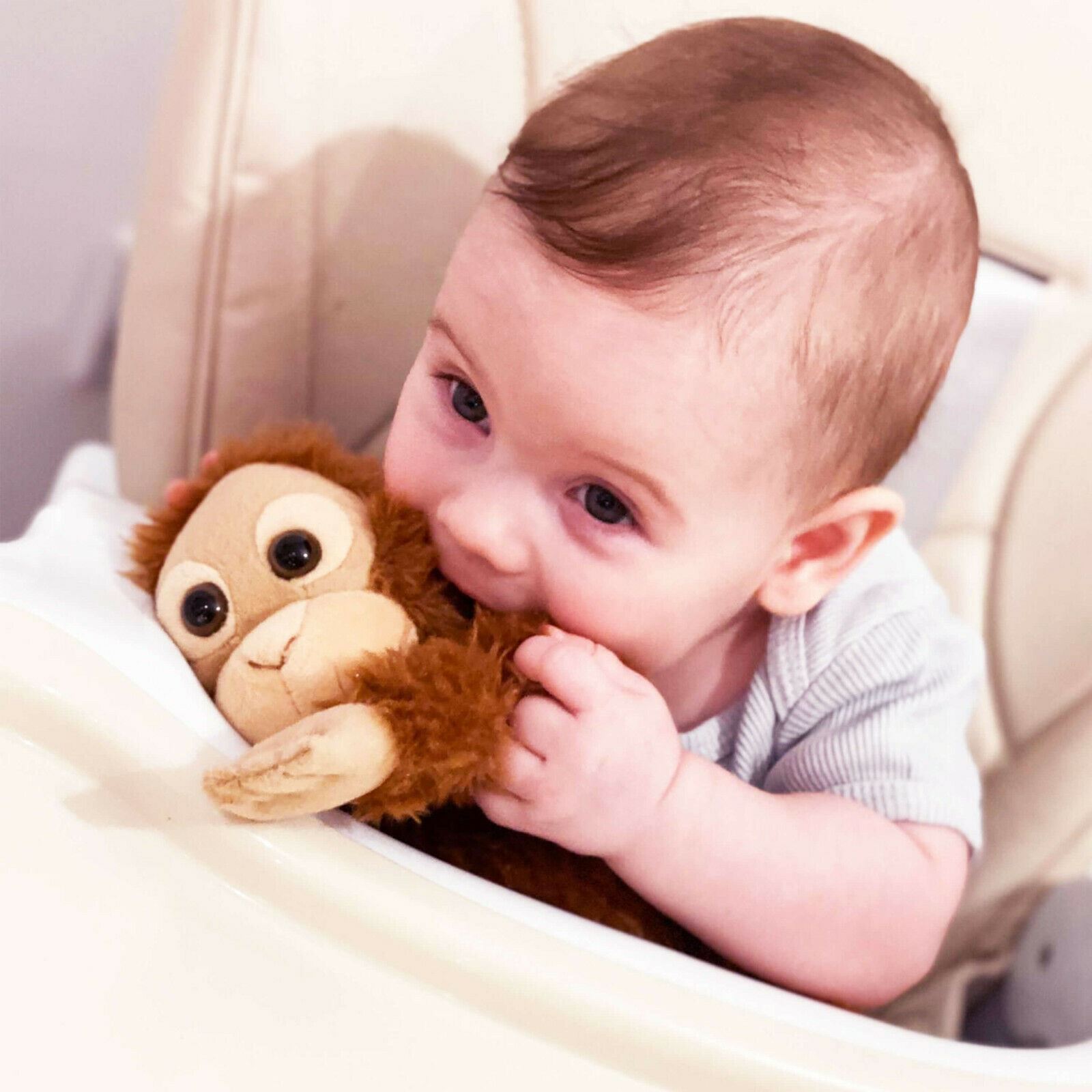 Small Brown Orangutan Monkey Cuddly Soft Toy by The Magic Toy Shop - The Magic Toy Shop