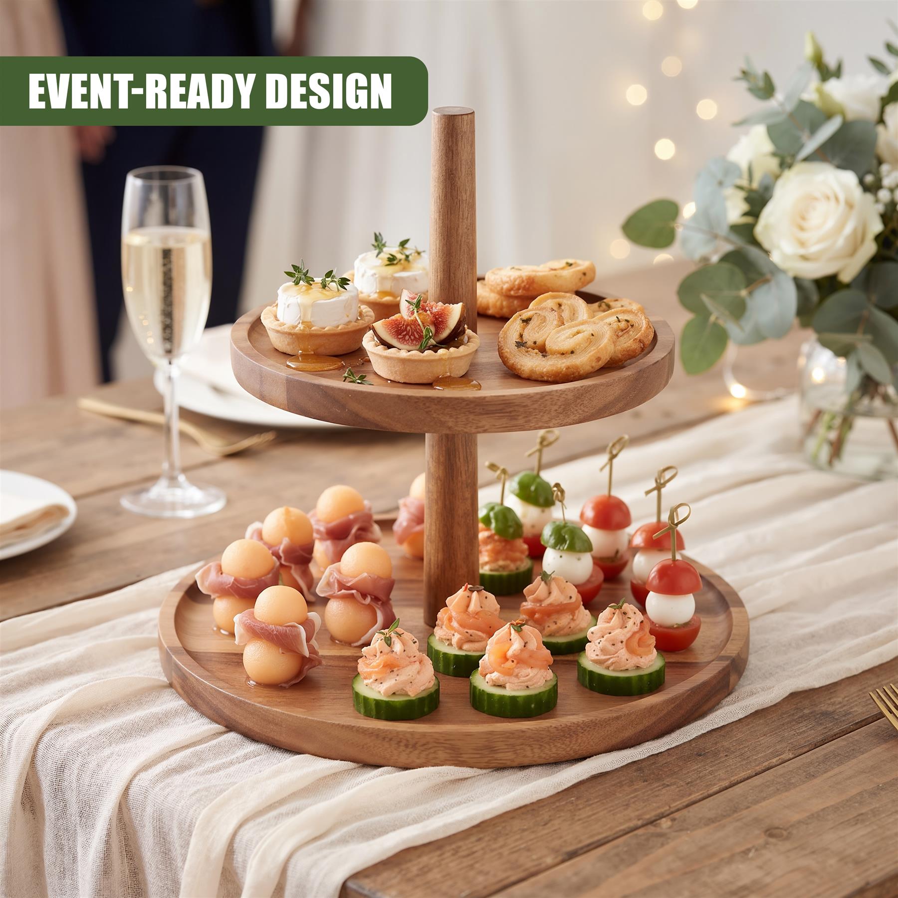 2-Tier Cupcake Stand