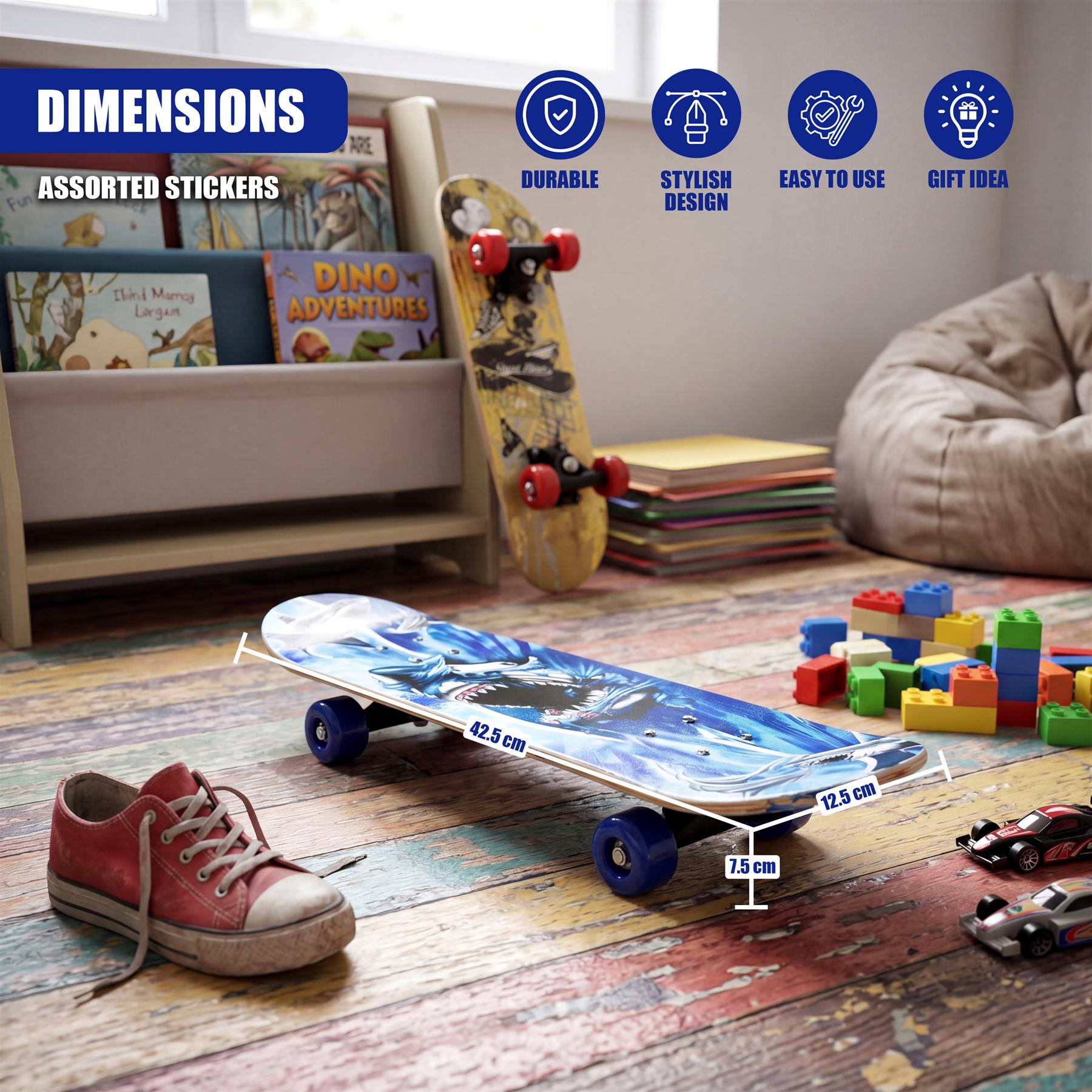 Mini Colourful Skateboard - Skateboard - Skateboard - Geezy