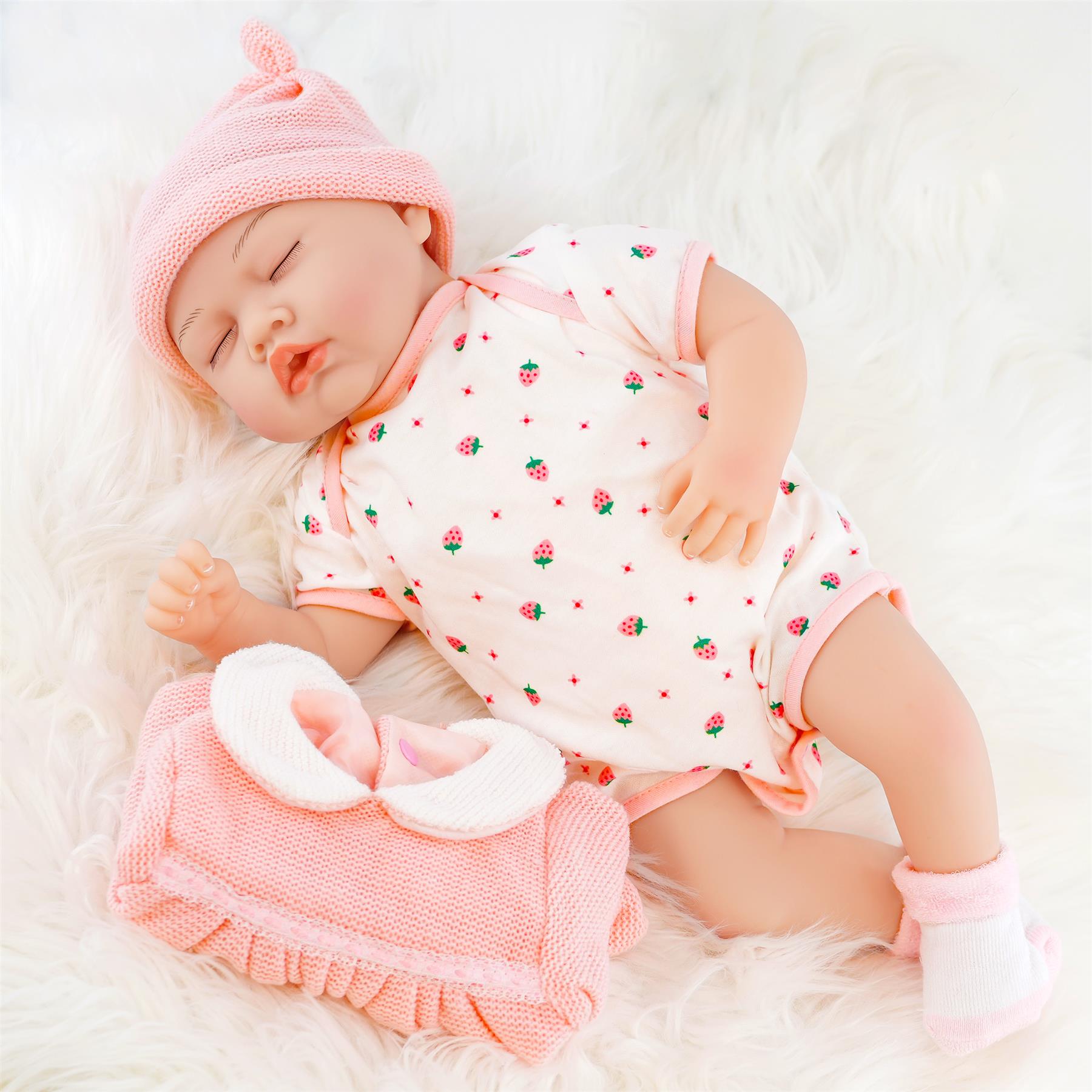 BiBi Doll BiBi Doll Reborn Sleeping Girl "Rose" (50 cm / 20")