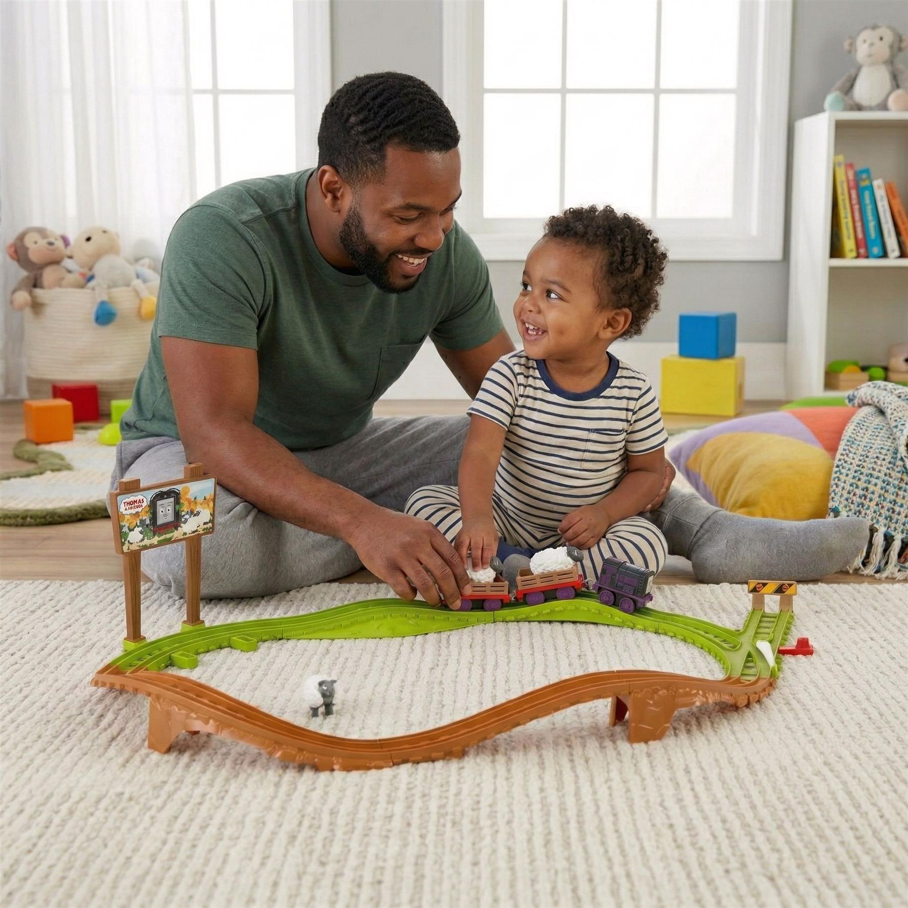 Fisher-Price Thomas & Friends 17 Piece Diesels Adventure Train & Track Set