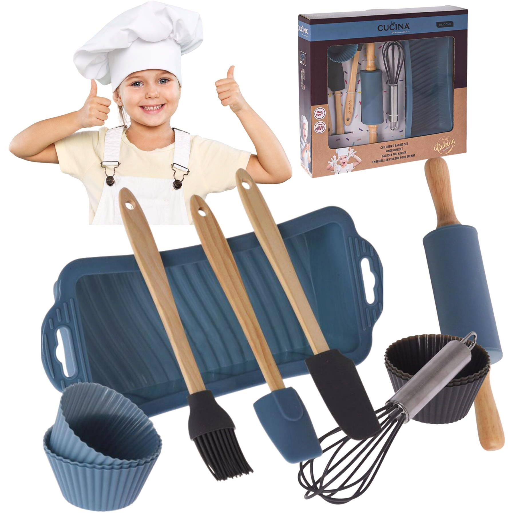 12 Piece Kids Baking Set