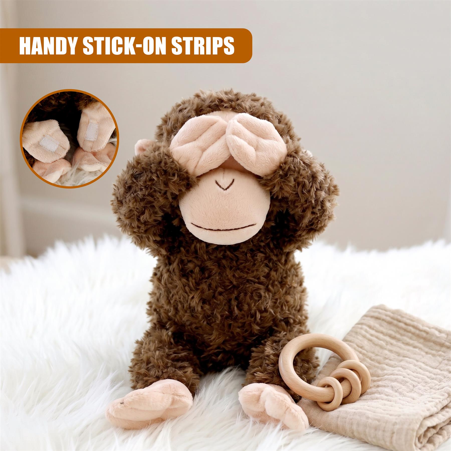 8" Orangutan Monkey Soft Toy