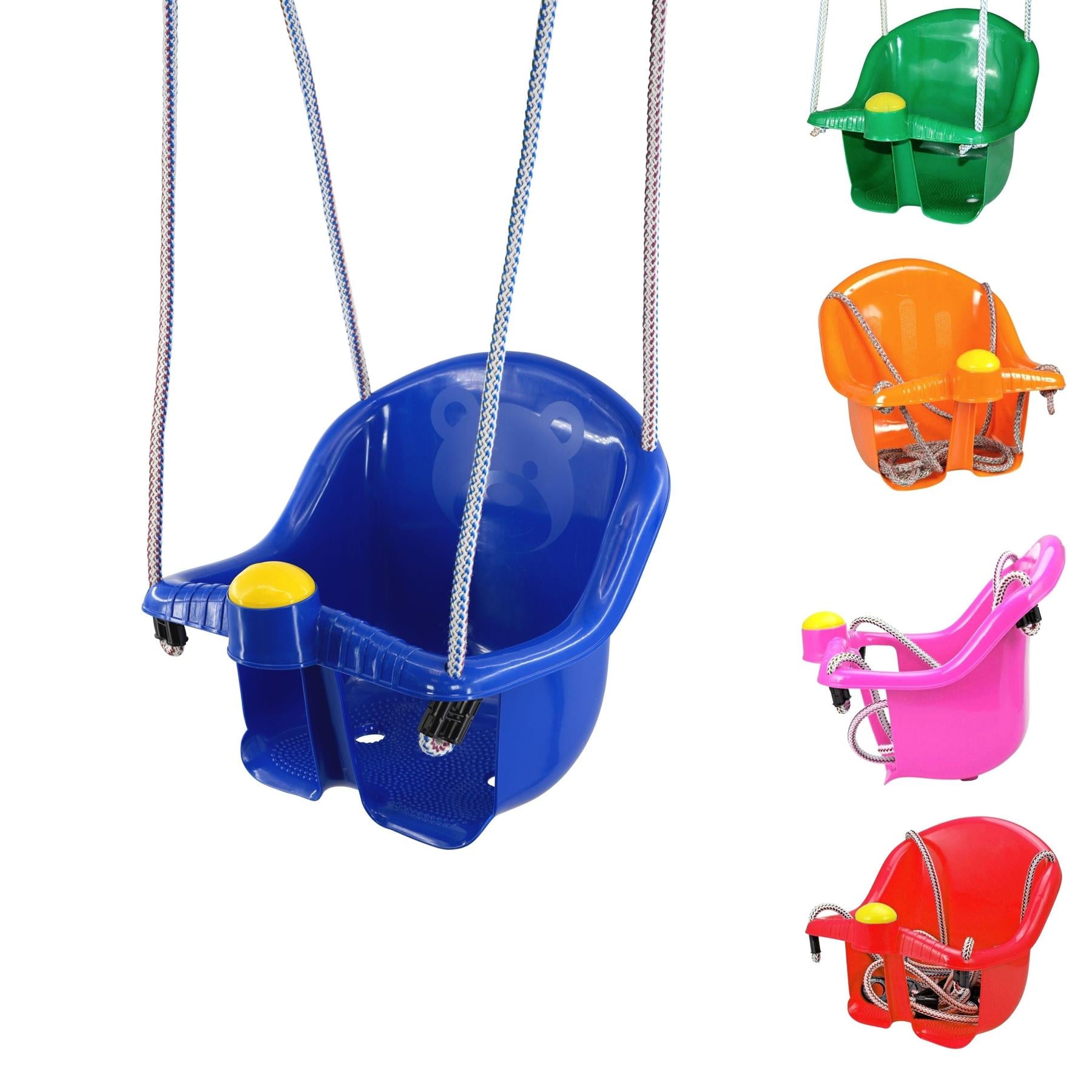 The Magic Toy Shop Toddler Safety Safe Swing Seat with Adjustable Garden Rope