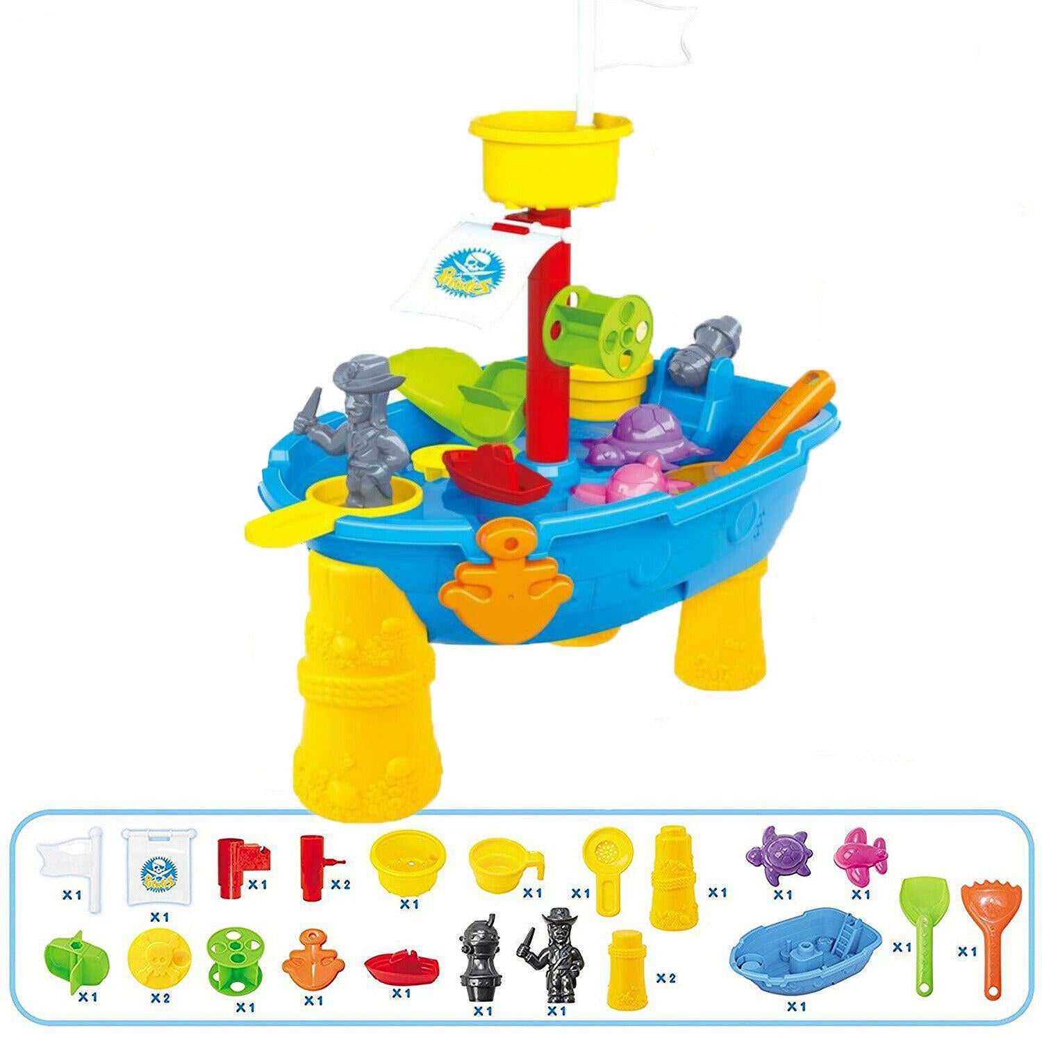 Pirate Ship Boat Sand and Water Table Play Set by The Magic Toy Shop - The Magic Toy Shop