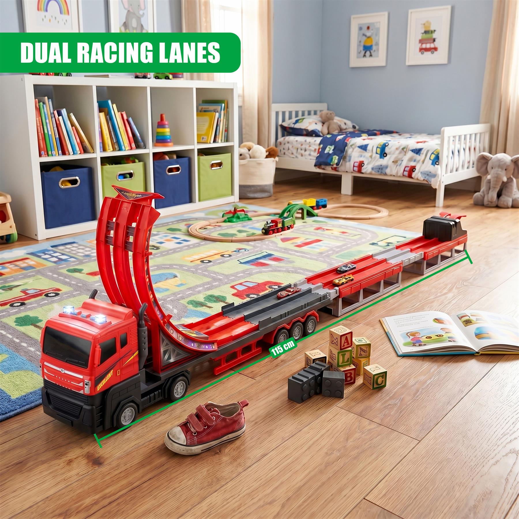 Transport Catapult Truck with 4 Cars