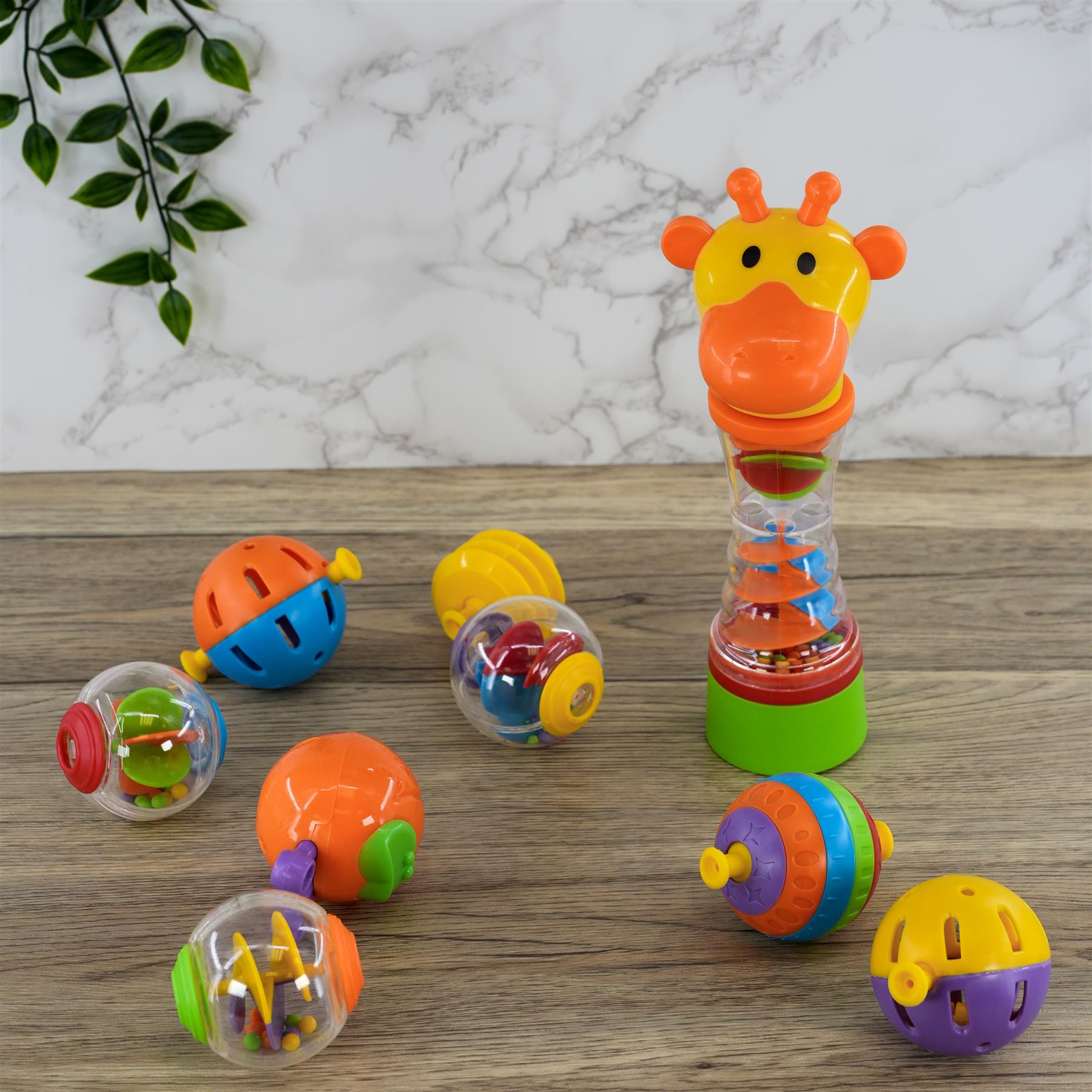 The Magic Toy Shop Spin & Roll Gift Set with Fun Activates & Sound rolling spinning caterpillar