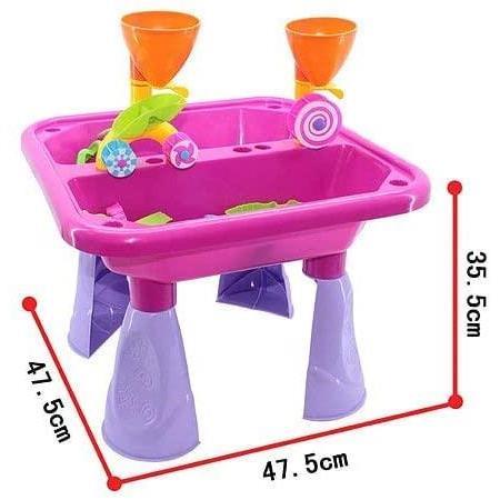 The Magic Toy Shop Pink Sand and Water Table Garden Sandpit Play Set