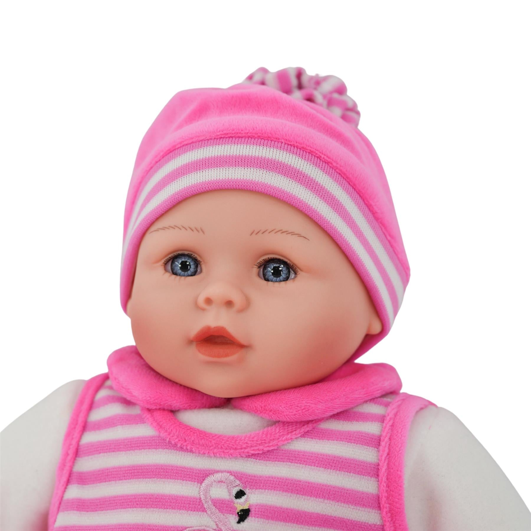 16” Baby Girl Doll With Extra Boy Outfit,Sounds,Feeding Set & Magic Bottle by BiBi Doll - The Magic Toy Shop