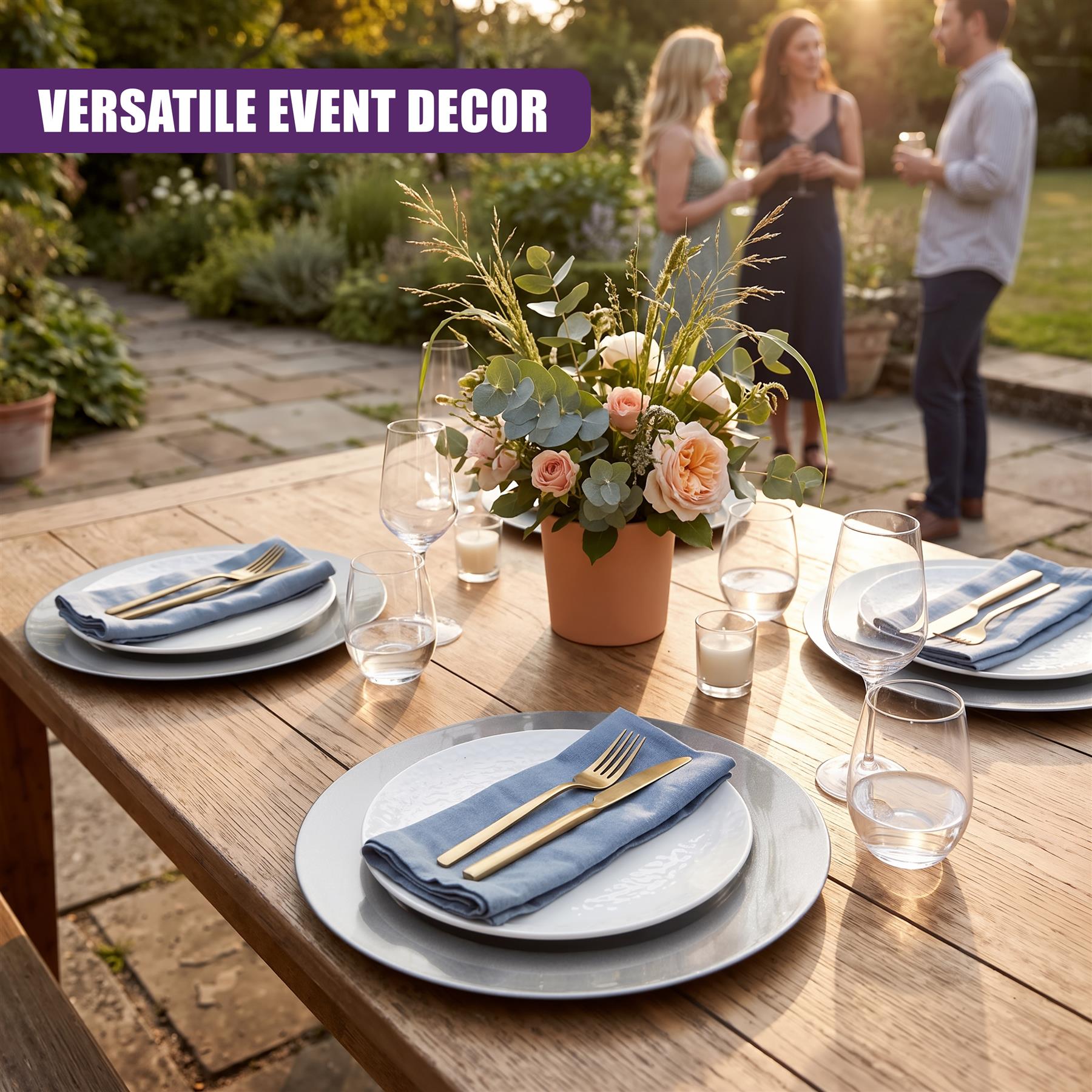 Set of 4 Charger Plates