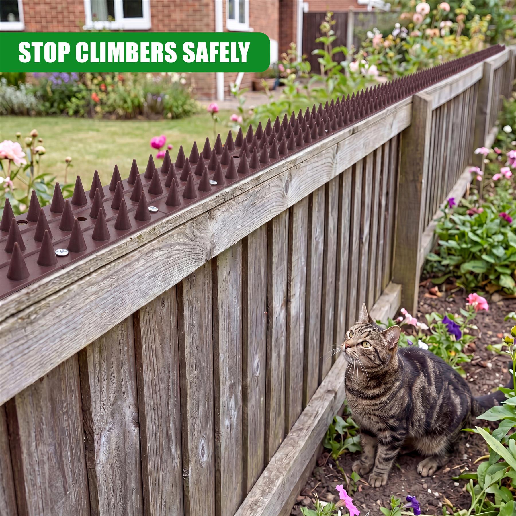 Anti Climb Fence Wall Spikes 10 Pieces