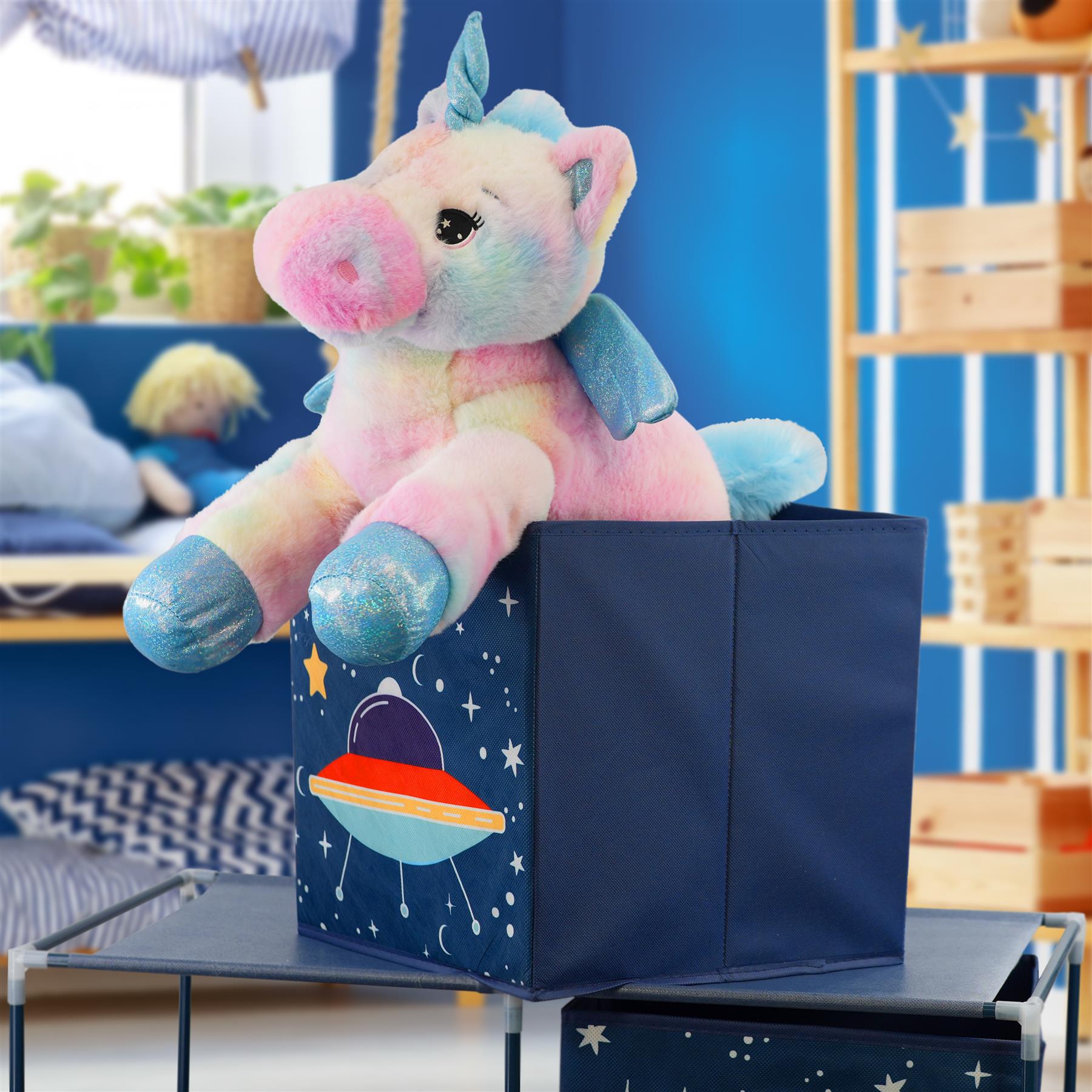 Kids Storage Cube Units, Space Theme