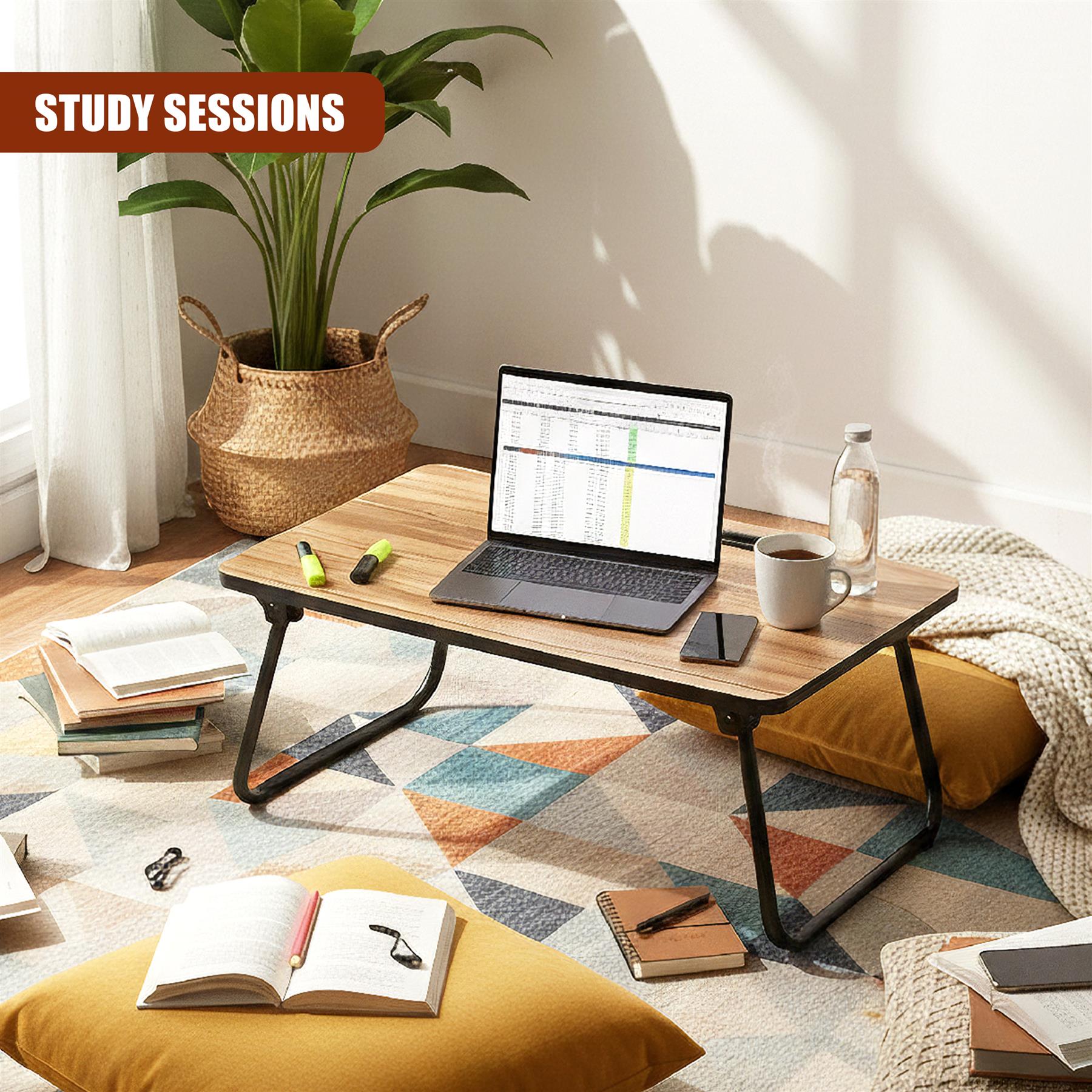 Foldable Laptop and Tablet Bed Table