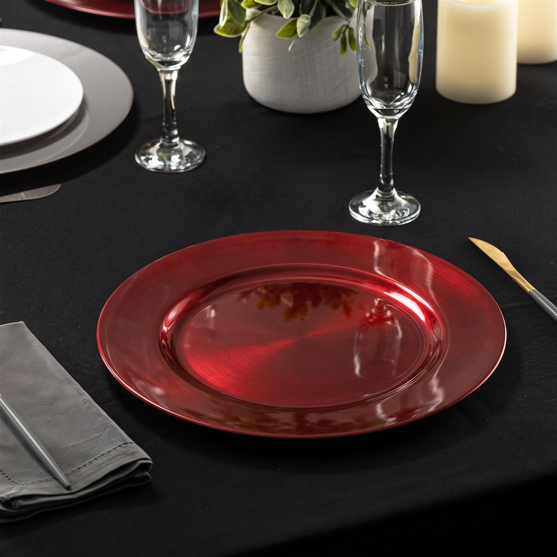 Set of 4 Charger Plates